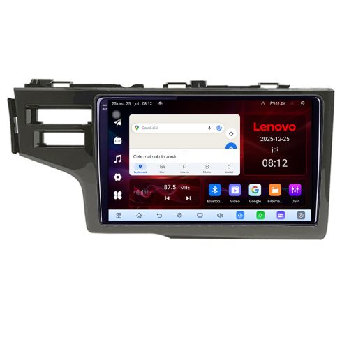 Navigatie Honda Fit 2014-2019 8 Core 2.2 Ghz 8+128 Qled Incell 1K Android 360 Carplay DSP AHD 1080P ADAS 4G Wifi 5Ghz Bluetooth PRO