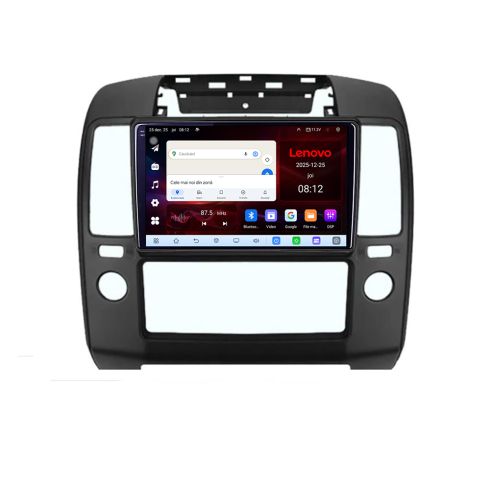 Navigatie Nissan Navara Pathfinder 2005-2010 Lenovo Kit-NAV5 8 Core 2.2 Ghz 8+128 Qled Incell 1K Android 360 Carplay DSP AHD 1080P ADAS 4G Wifi 5Ghz Bluetooth PRO