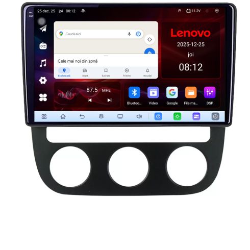 Navigatie VW Golf 5 2004-2010 clima automatica 8 Core 2.2 Ghz 8+128 Qled Incell 1K Android 360 Carplay DSP AHD 1080P ADAS 4G Wifi 5Ghz Bluetooth PRO