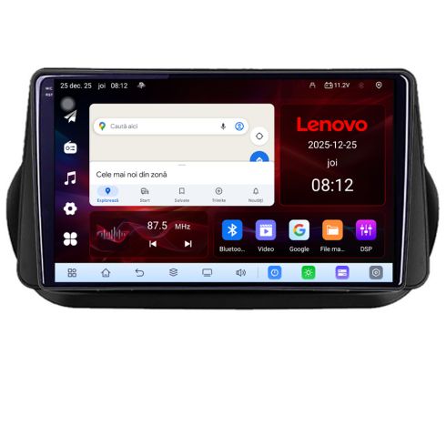 Navigatie Peugeot Bipper, Citroen Nemo, Fiat Qubo 2008-2017 8 Core 2.2 Ghz 8+128 Qled Incell 1K Android 360 Carplay DSP AHD 1080P ADAS 4G Wifi 5Ghz Bluetooth PRO v2