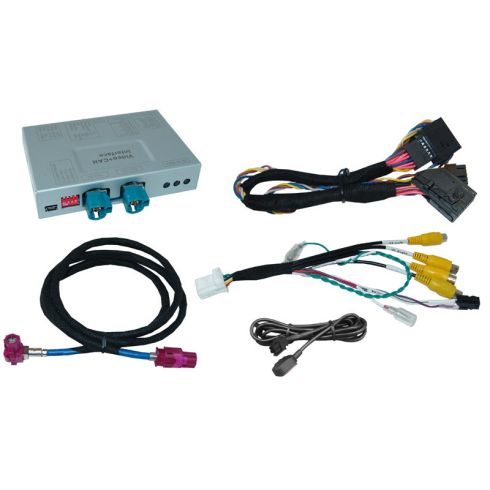 Hátsó és első kamera interfész Range Rover 2017 utáni modellekhez, 2 képernyővel a navigációhoz és a klímaberendezéshez RL-LR18-2SCREEN