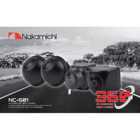 Android navigációval kompatibilis 360 Nakamichi NC-502 AHD 1080P kamerák