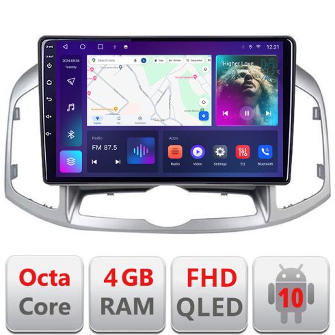 Navigatie Chevrolet Captiva 2012-2018 Manual B-109 Android Ecran QLED octa core 4+64 carplay android auto KIT-109+EDT-E310V3