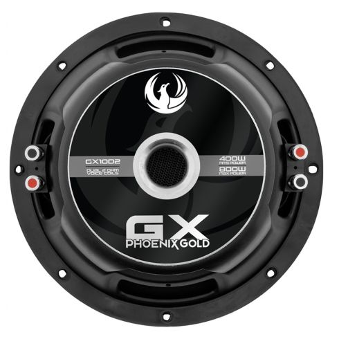 Passzív mélynyomó doboz nélkül Phoenix Gold GX10D2, 400 watt rms, 2 x 2 ohm