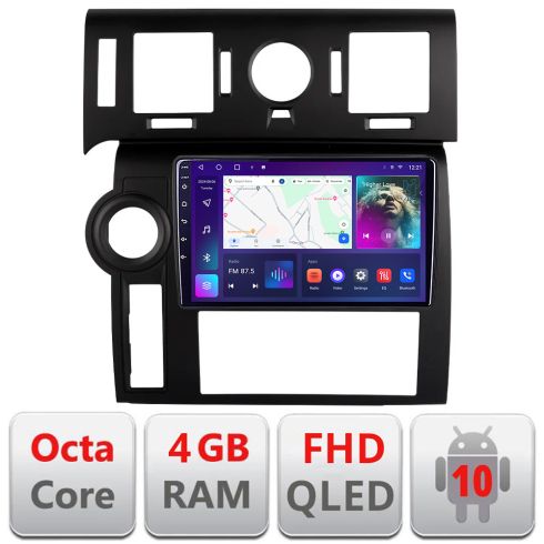 Dedikált navigáció Edonav Hummer H2 2008-2010 Android rádió gps internet négymagos 2+32 Carplay android auto KIT-hummer2002+EDT-E309v3