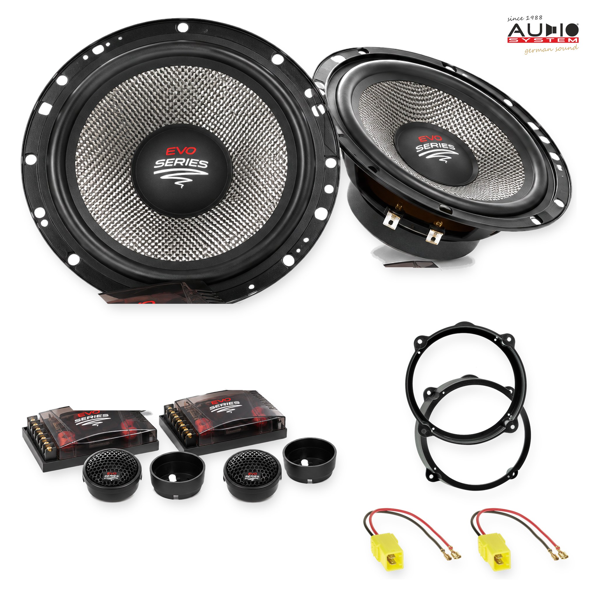 Pachet difuzoare dedicate Alfa Romeo Brera (939) 2006-2010 - Audio System RADION EVO 2 165 mm