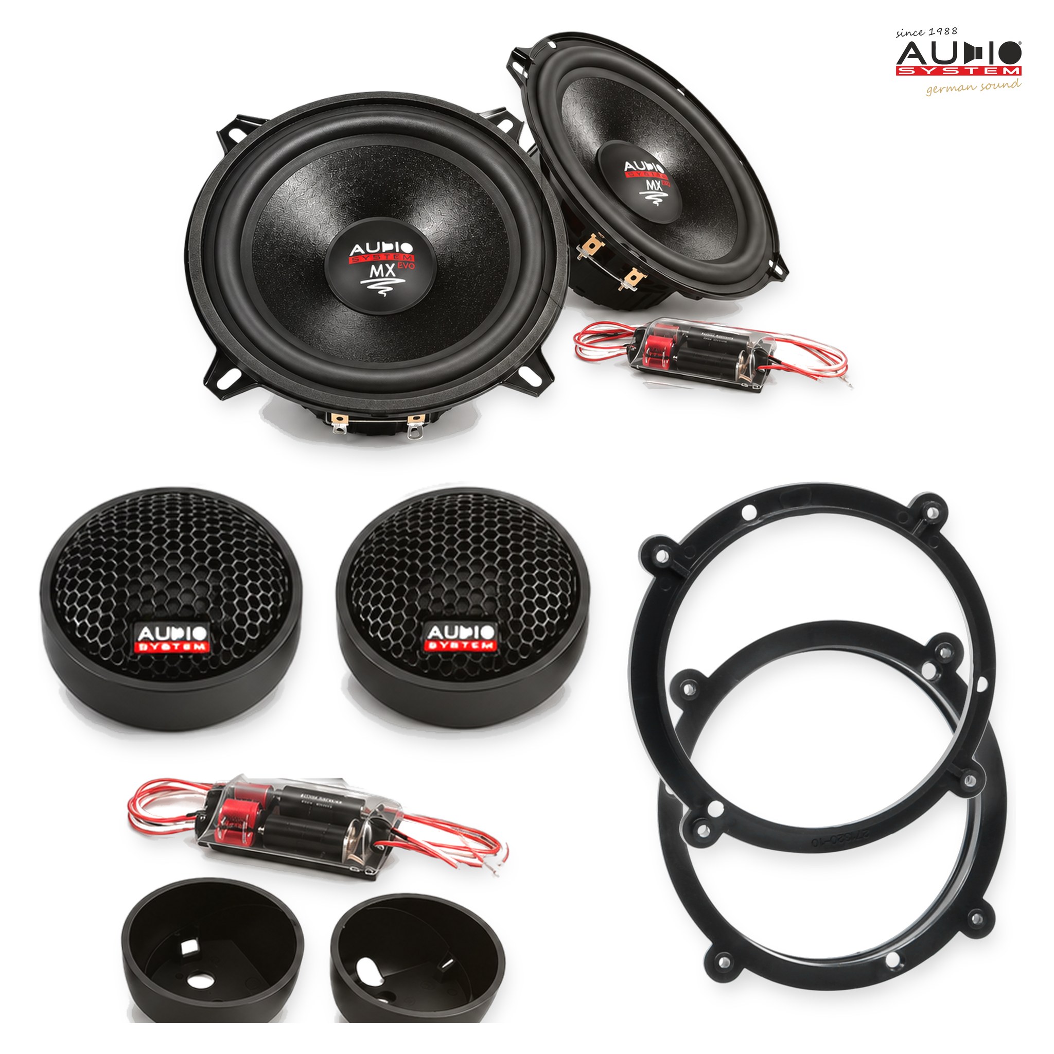 Pachet difuzoare dedicate Audi A3 1996-2003 - Audio System MX EVO 130 mm