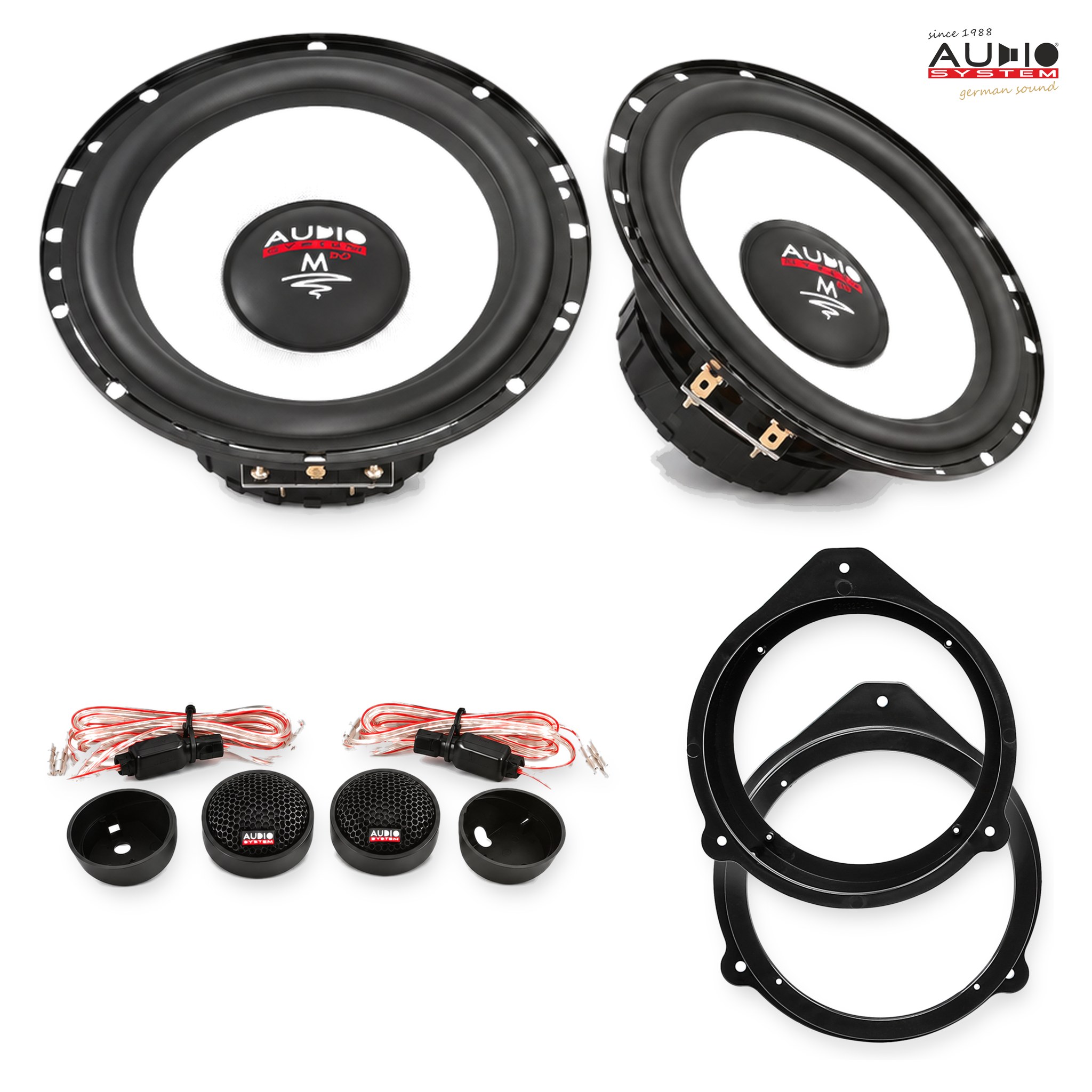 Pachet difuzoare dedicate Audi A3 (8P) 2003-2012 - Audio System M EVO 2 165 mm