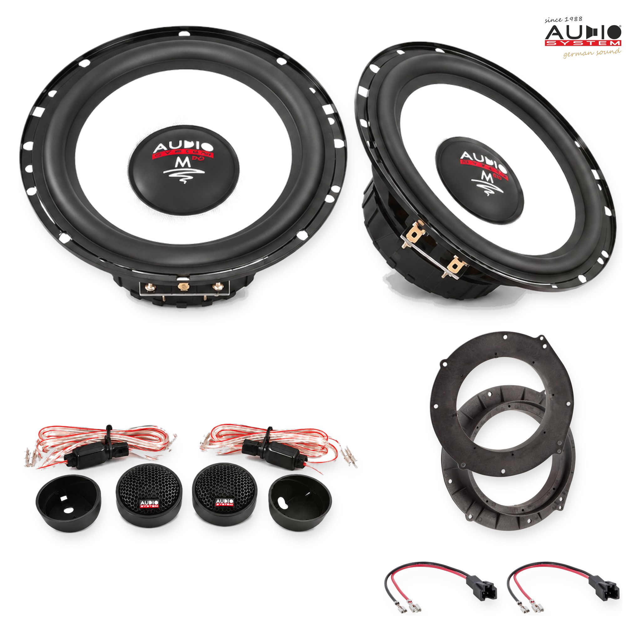 Pachet difuzoare dedicate Audi A6 (C7/4G) 2011-2014 - Audio System M EVO 2 165 mm