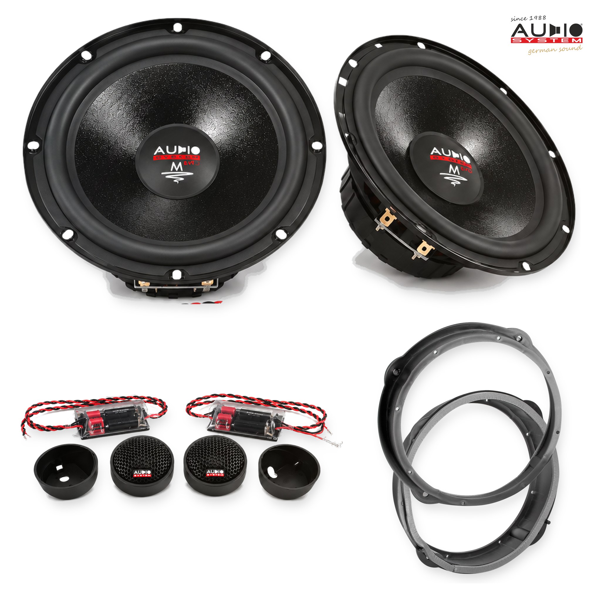 Pachet difuzoare dedicate Audi Lamborghini Huracán (H) 2014-2020 - Audio System M EVO 2 200 mm