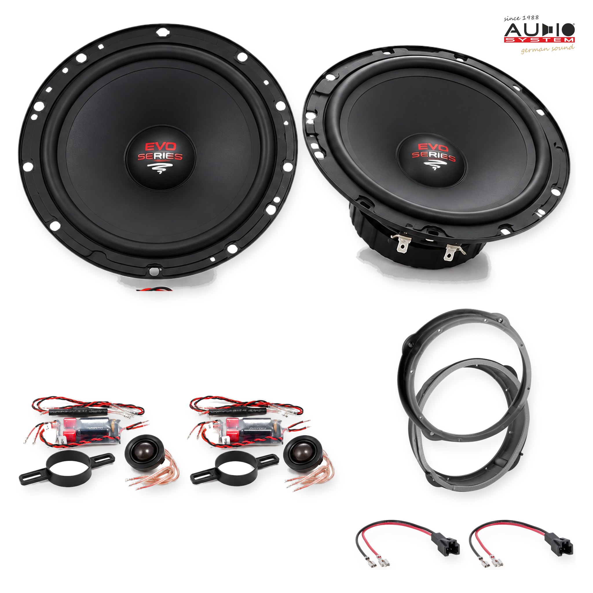 Pachet difuzoare dedicate Audi Q5 (8R) 2012-2017 - Audio System RADION EVO 2 200 mm