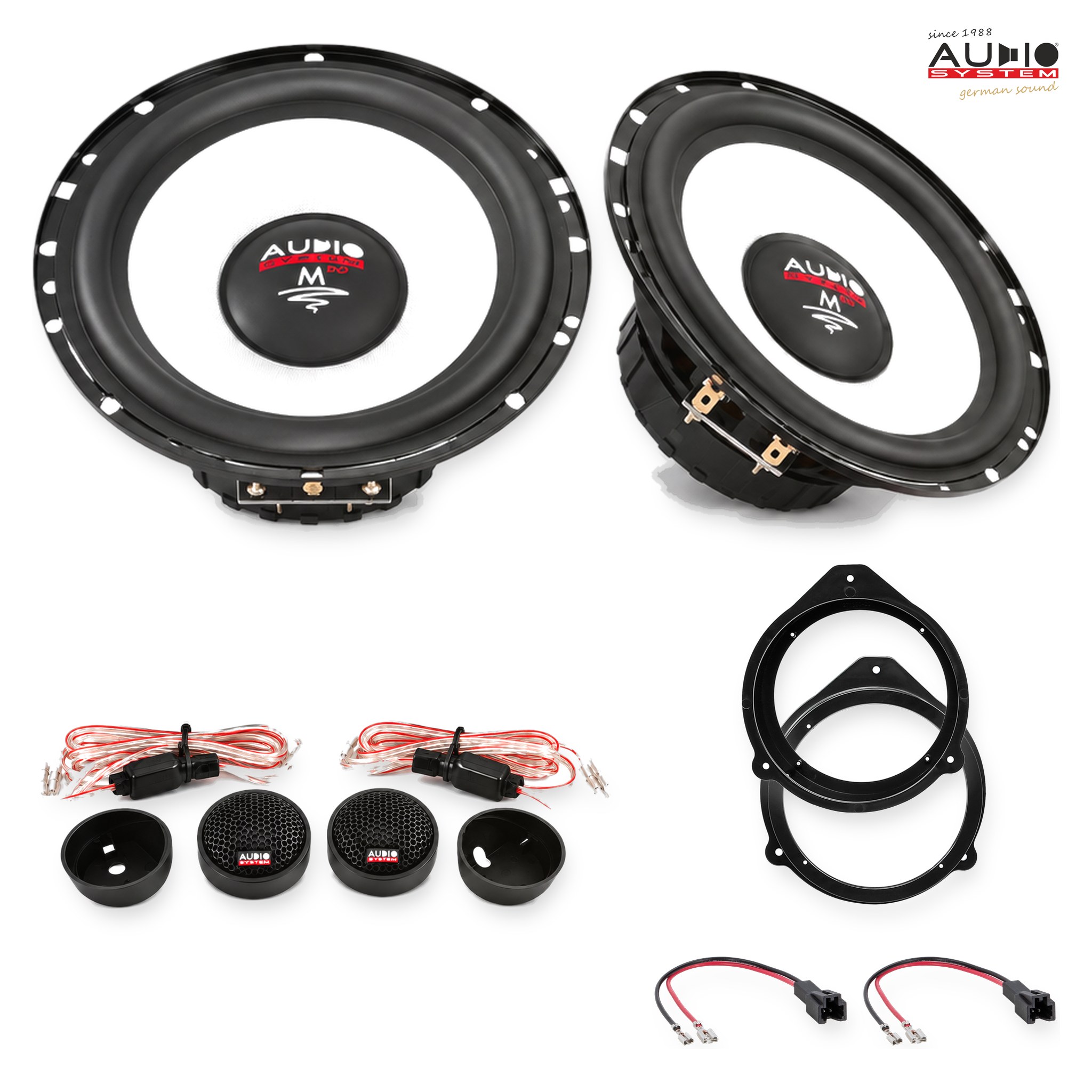 Pachet difuzoare dedicate Audi R8 (42) 2006-2015 - Audio System M EVO 2 165 mm