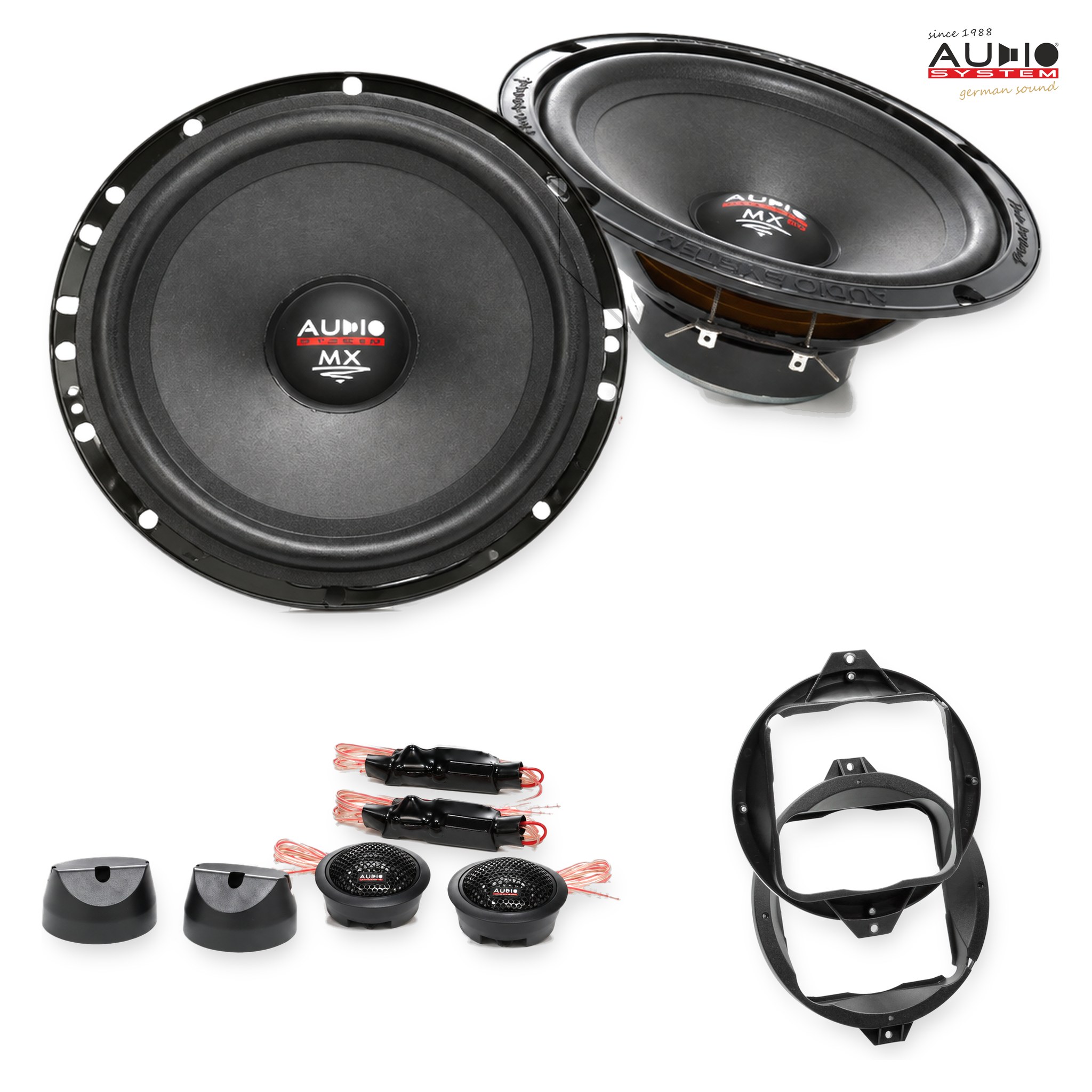 Pachet difuzoare dedicate Audi TT (8N) 1998-2000 - Audio System MX EVO 165 mm