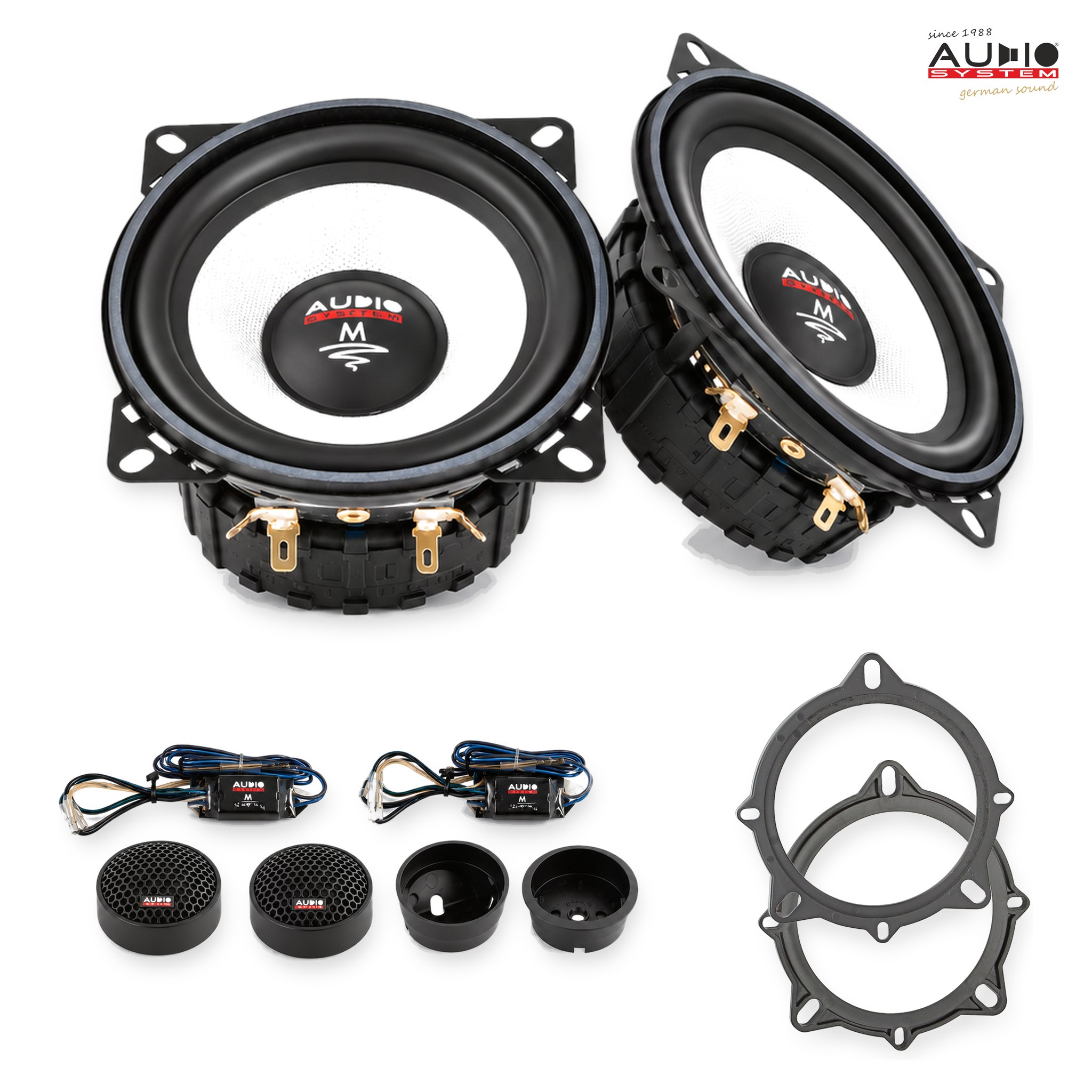 Pachet difuzoare dedicate BMW 3er (E90/E91) 2005-2012 - Audio System M EVO 2 100 mm