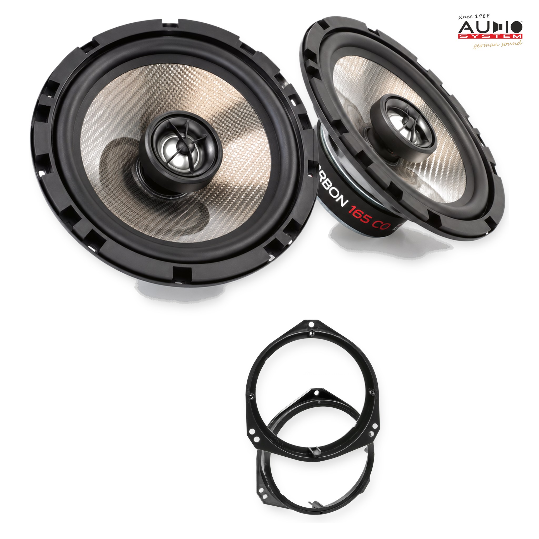 Pachet difuzoare dedicate BMW X5 (E53) 2000-2003 - Audio System CARBON 165 mm
