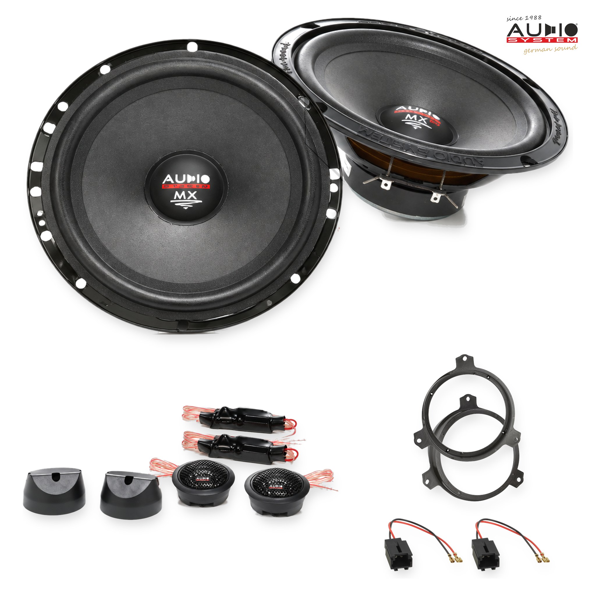 Pachet difuzoare dedicate Citroen C1 (2G) 2014-2021 - Audio System MX EVO 165 mm