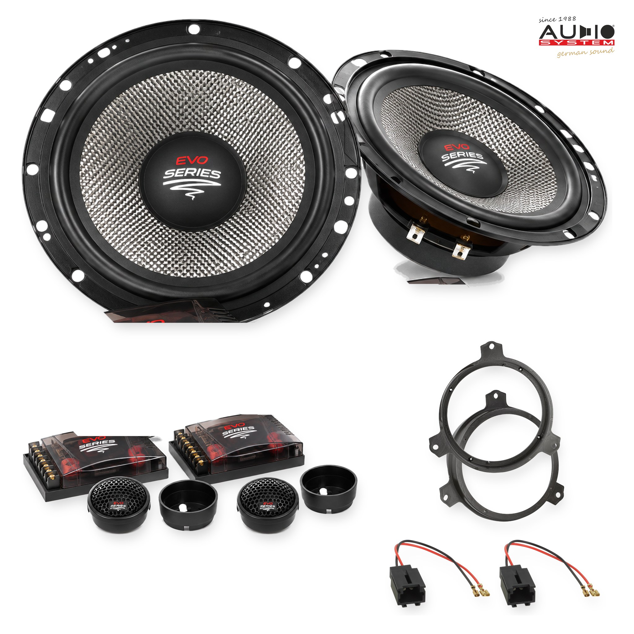 Pachet difuzoare dedicate Citroen C1 (2G) 2014-2021 - Audio System RADION EVO 2 165 mm