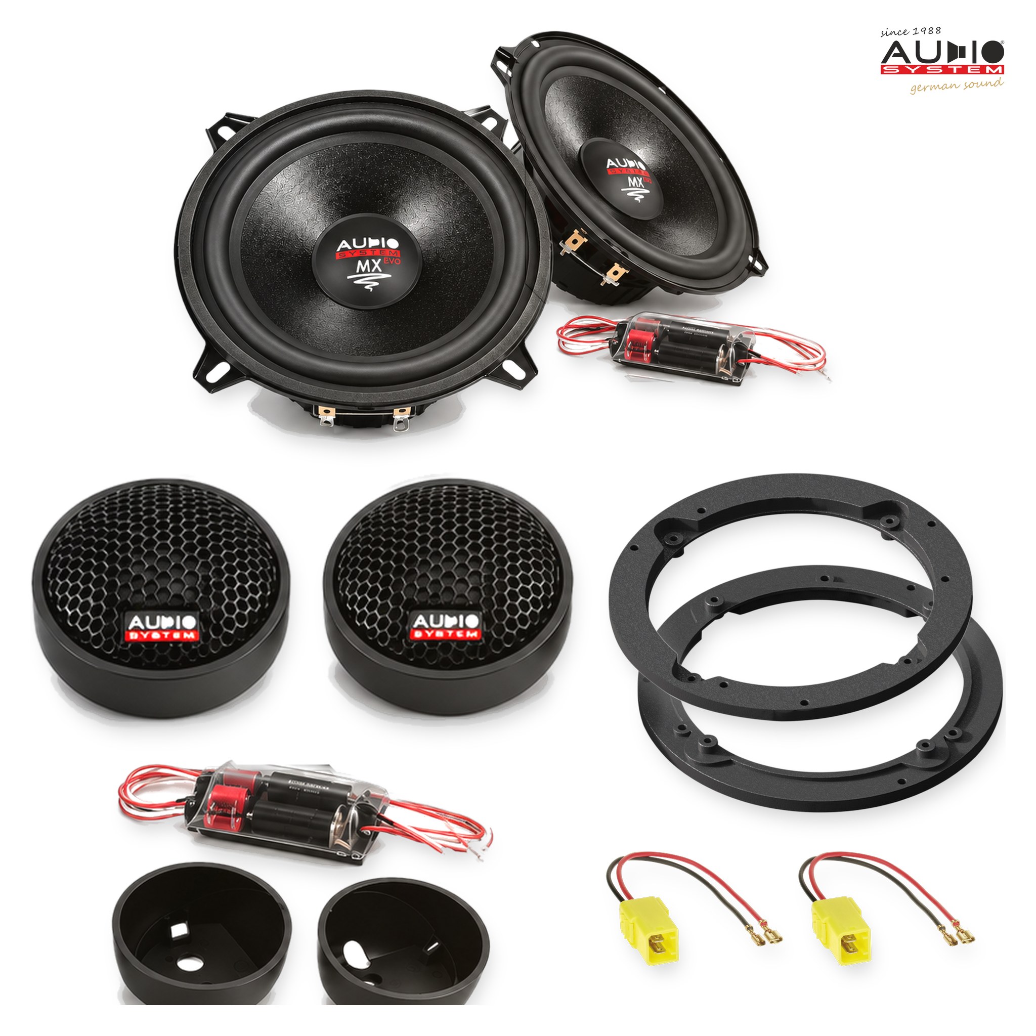 Pachet difuzoare dedicate Citroen C8 (E) 2002-2008 - Audio System MX EVO 130 mm
