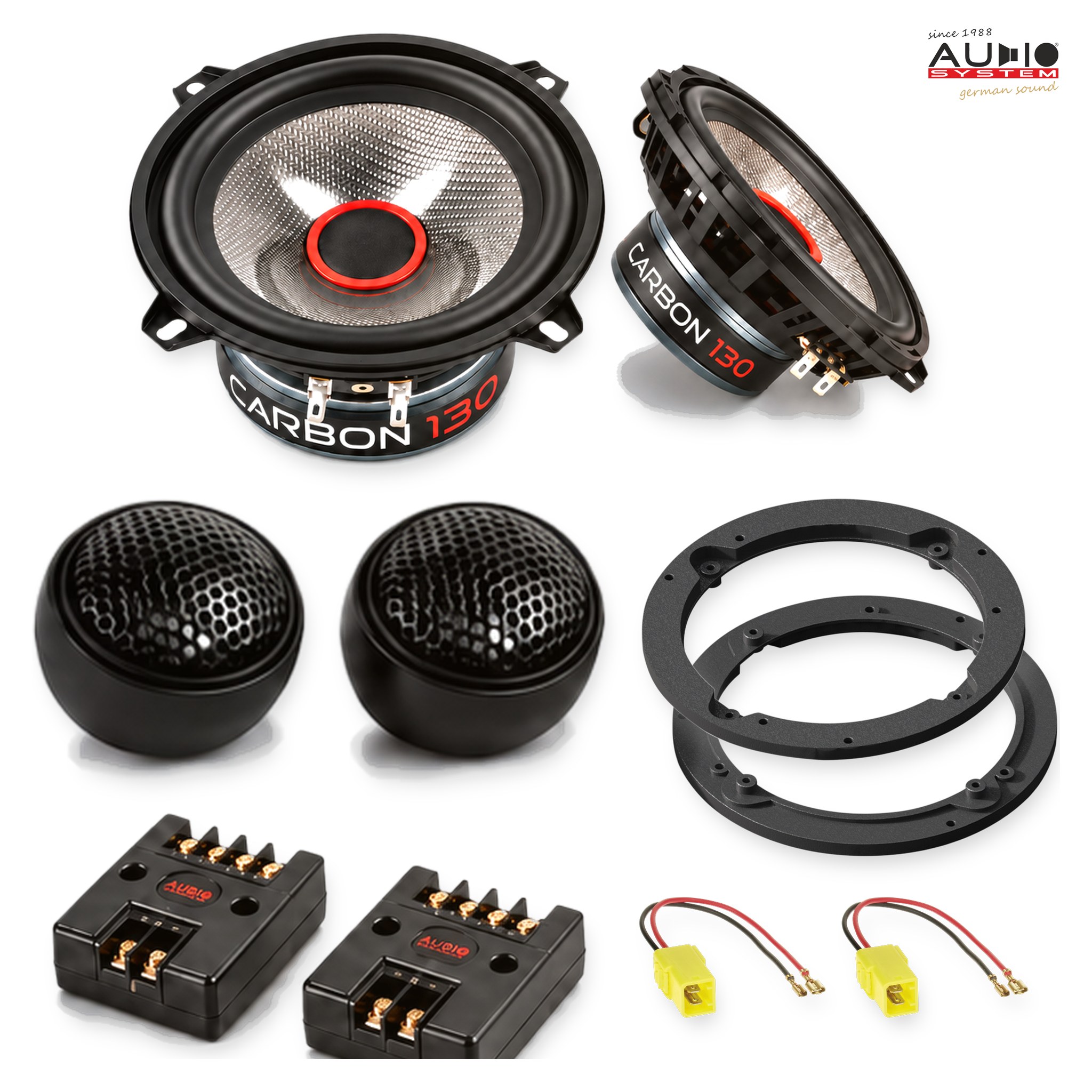 Pachet difuzoare dedicate Citroen Evasion (A) 1994-2002 - Audio System CARBON 130 mm