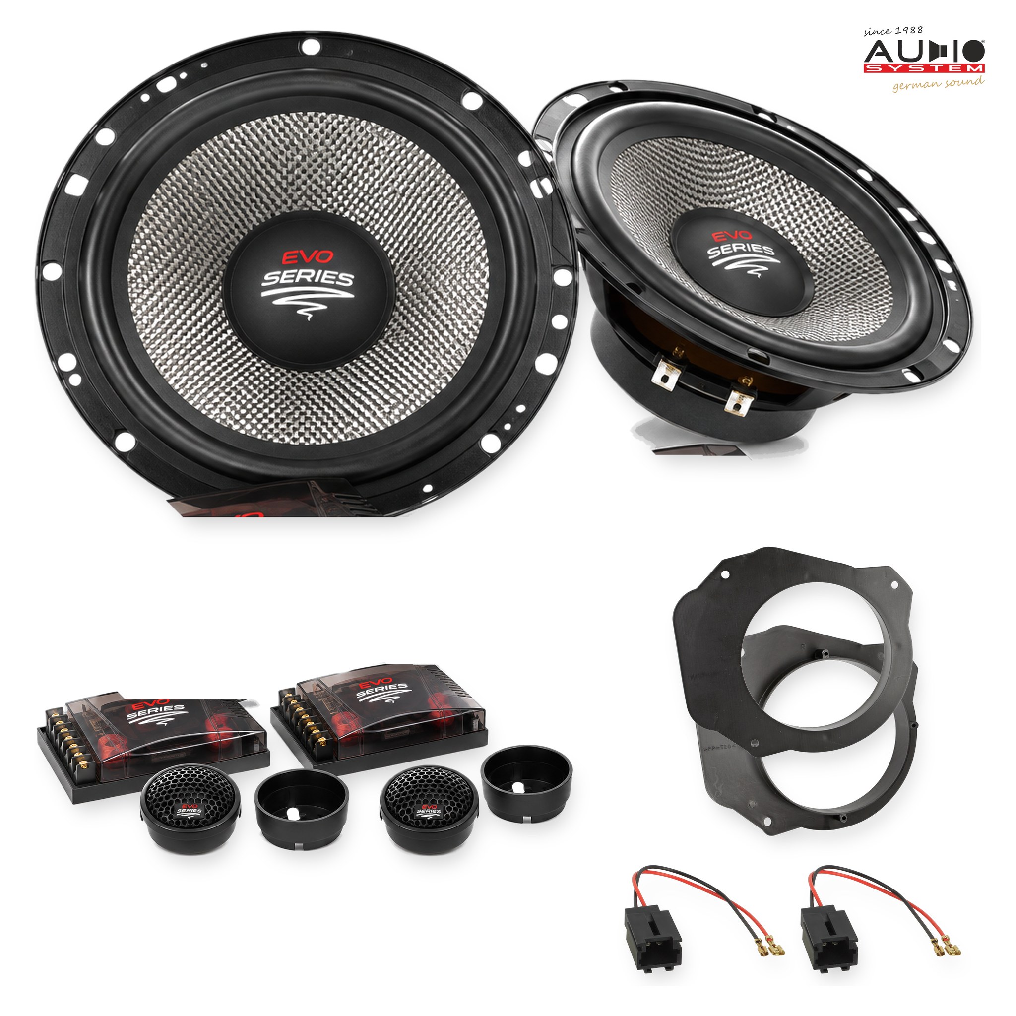 Pachet difuzoare dedicate Citroen Jumpy 2007-2016 - Audio System RADION EVO 2 165 mm