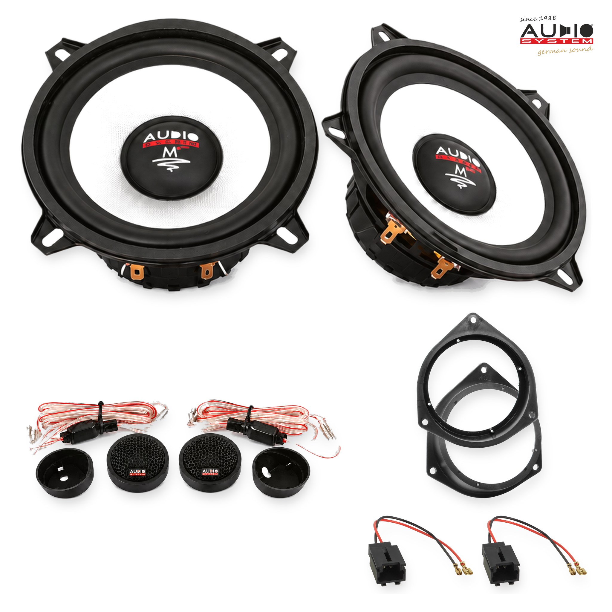 Pachet difuzoare dedicate Citroen Nemo (255L/A) 2007-2015 - Audio System M EVO 2 130 mm