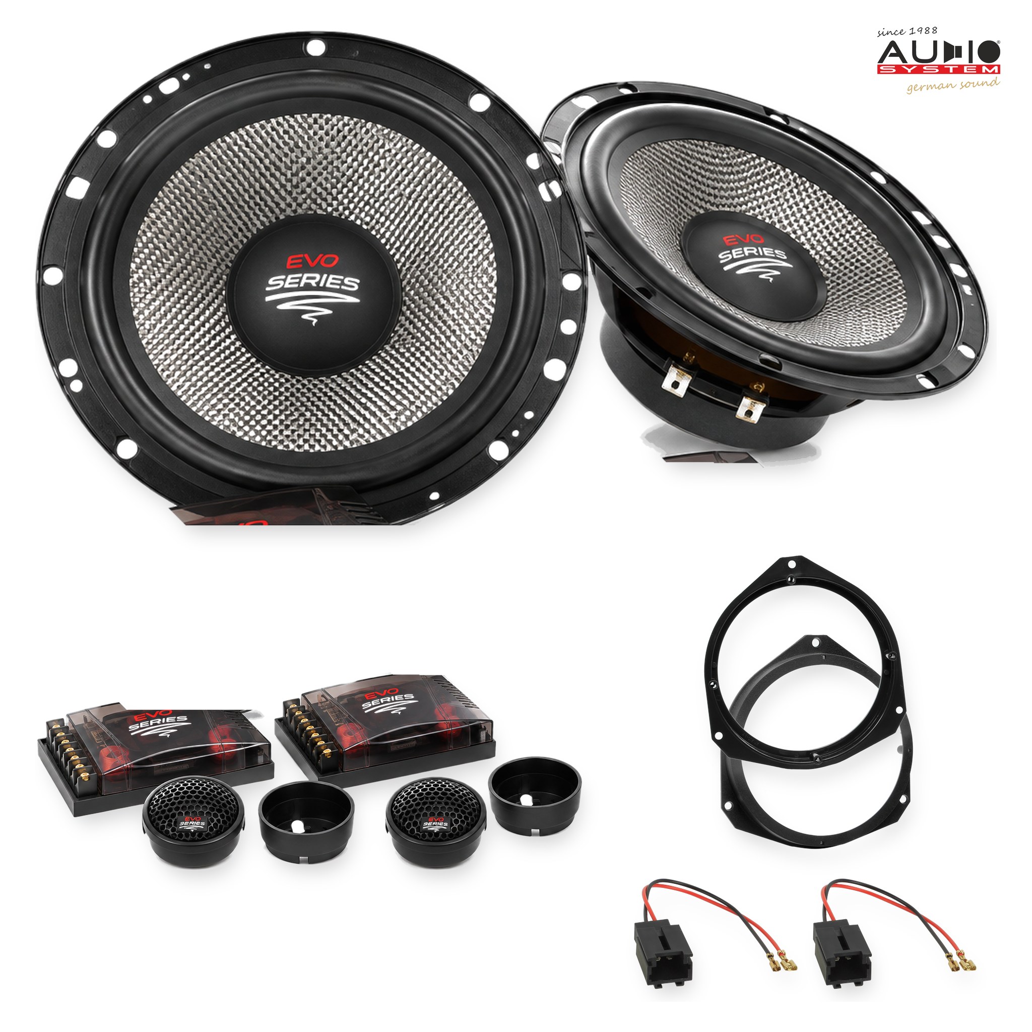 Pachet difuzoare dedicate Citroen Relay (250) 2006-2023 - Audio System RADION EVO 2 165 mm
