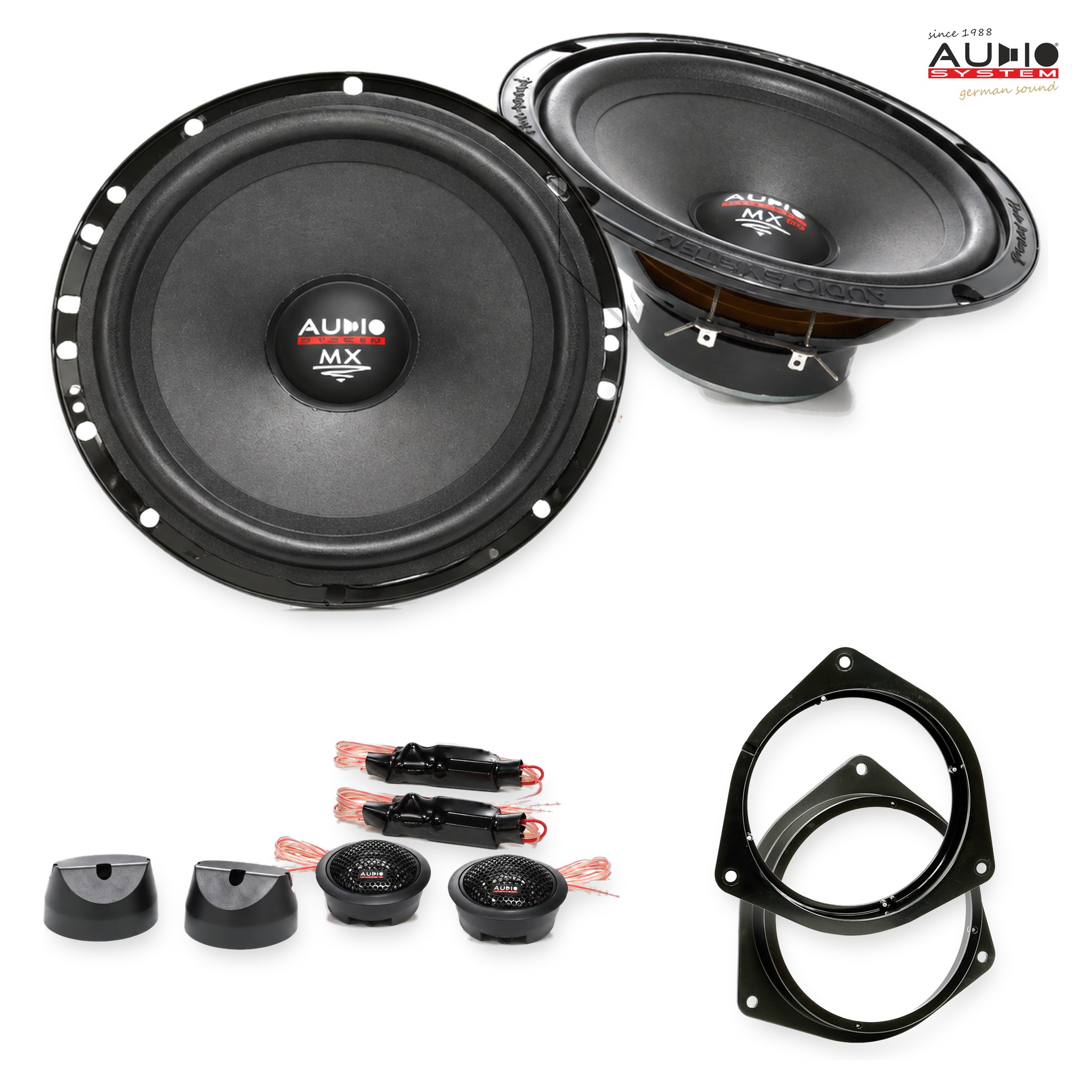Pachet difuzoare dedicate Daihatsu Materia (M400) 2007-2010 - Audio System MX EVO 165 mm
