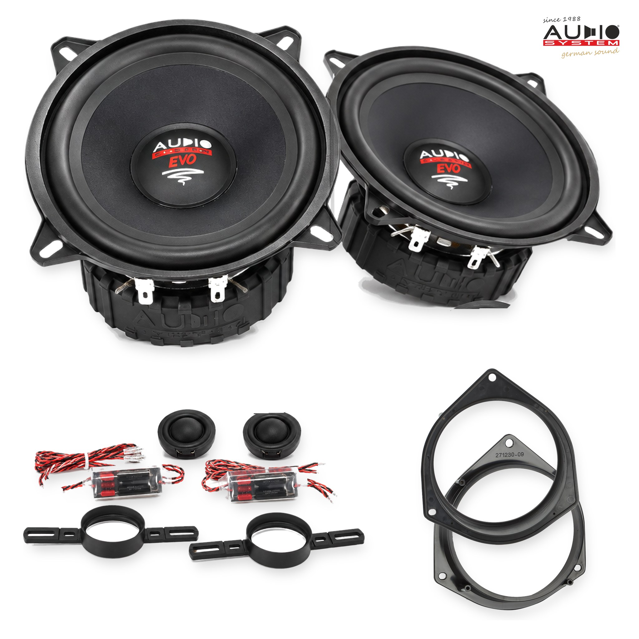 Pachet difuzoare dedicate Fiat Doblo (ZAF263) 2015-2022 - Audio System RADION EVO 2 130 mm