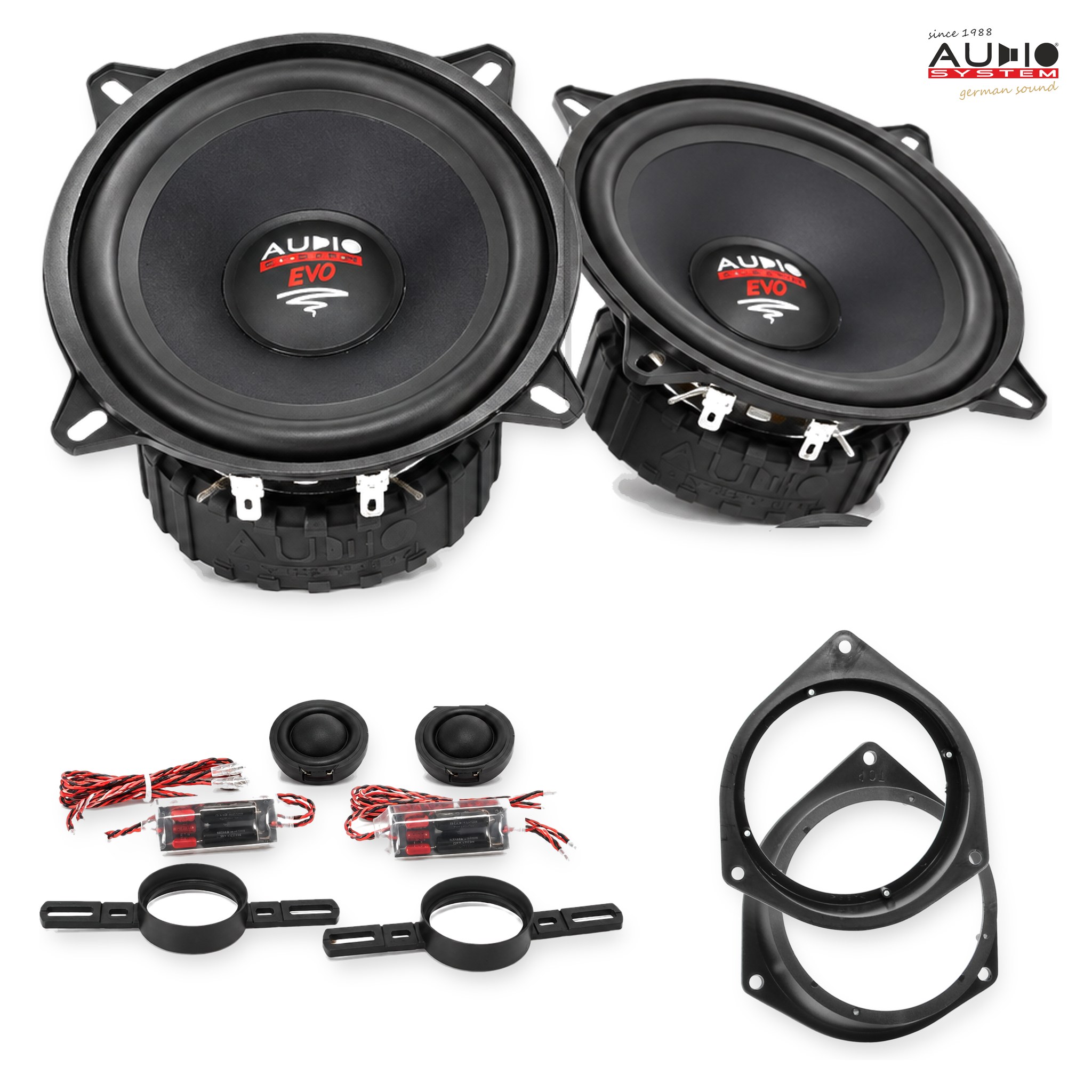 Pachet difuzoare dedicate Fiat Fiorino (225) 2008-2015 - Audio System RADION EVO 2 130 mm