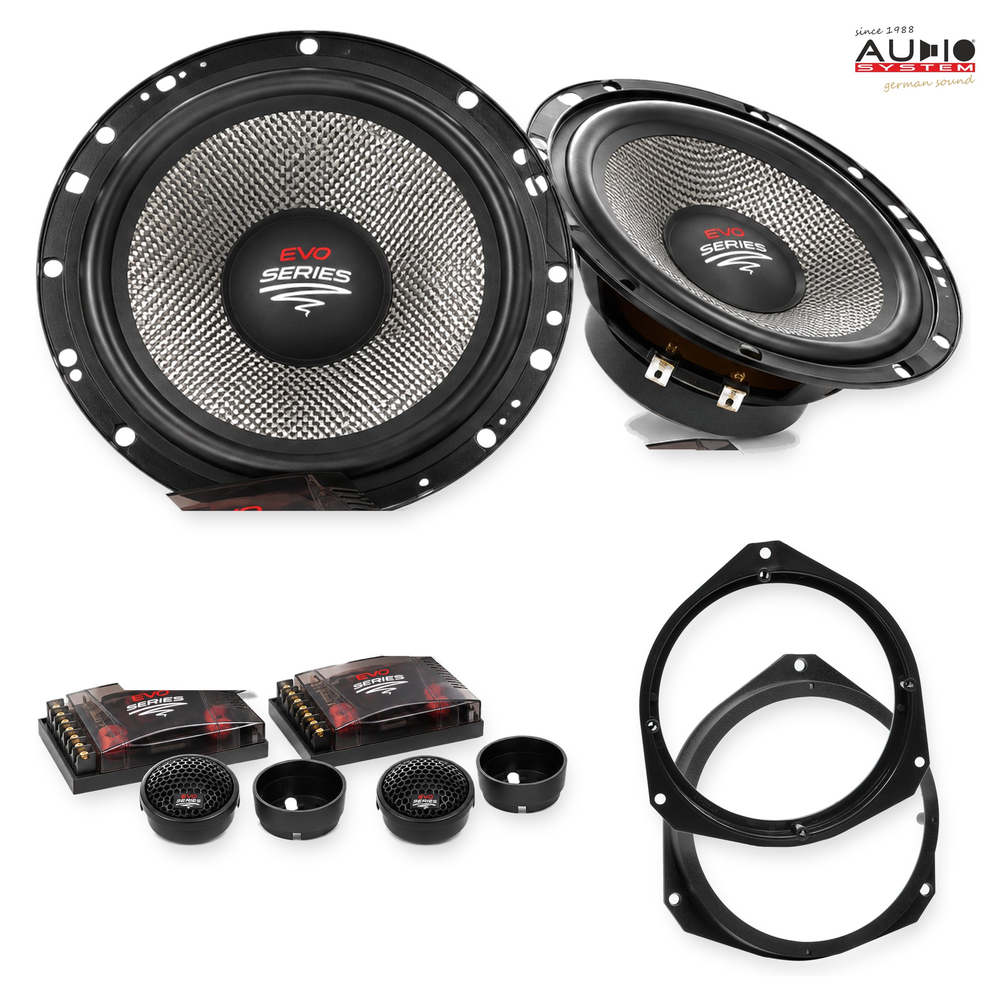 Pachet difuzoare dedicate Fiat Grande Punto (ZAF 199) 2010-2011 - Audio System RADION EVO 2 165 mm