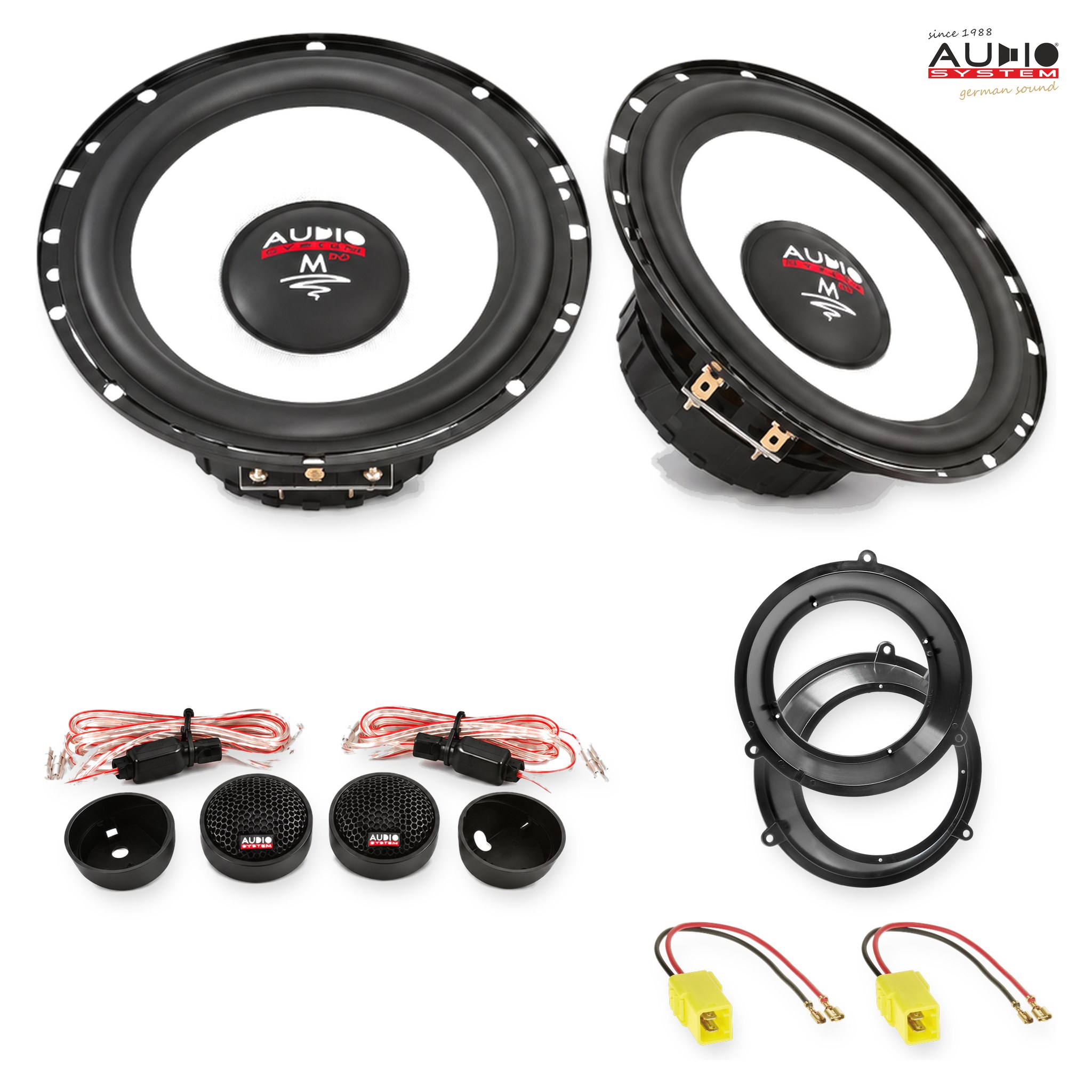 Pachet difuzoare dedicate Fiat Panda (169) 2003-2012 - Audio System M EVO 2 165 mm