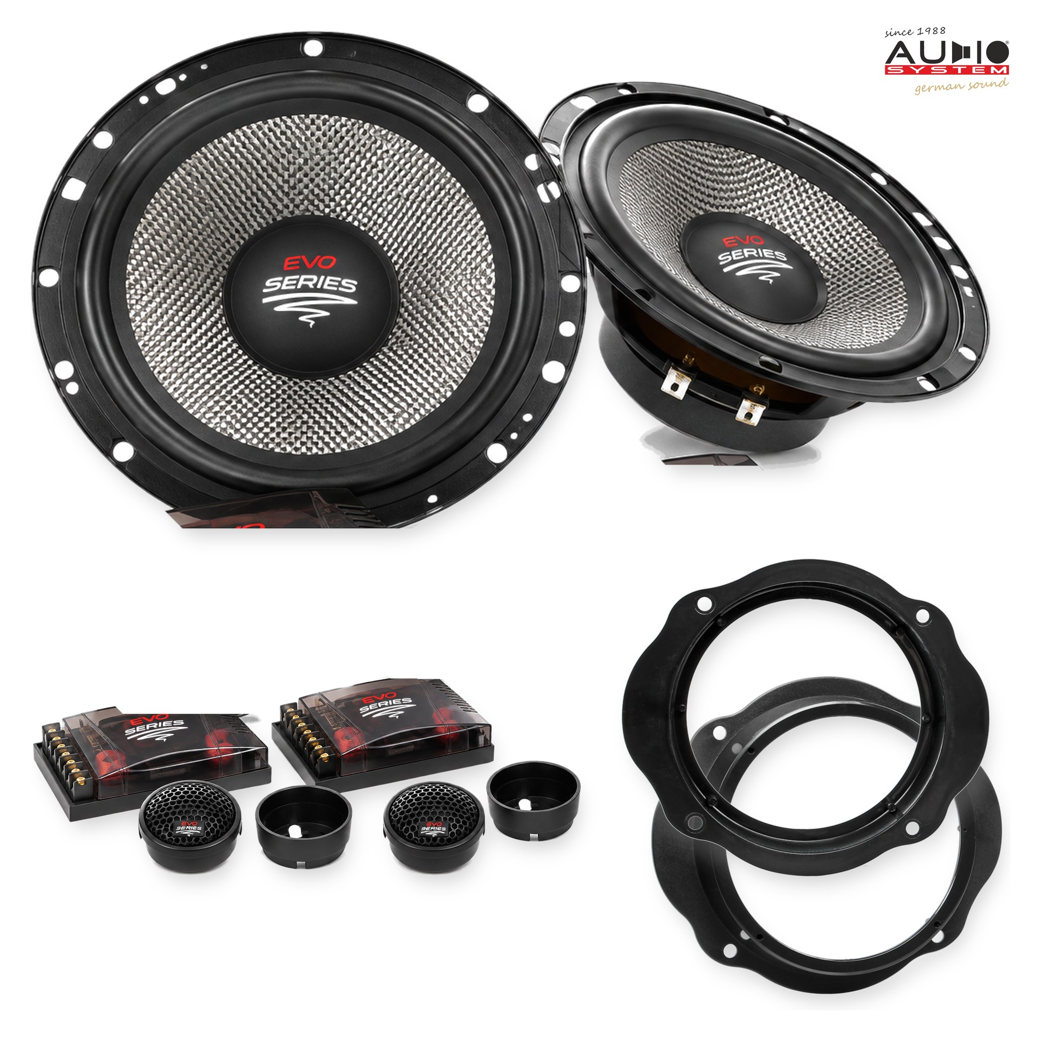 Pachet difuzoare dedicate Ford C-MAX (DM2) 2003-2010 - Audio System RADION EVO 2 165 mm