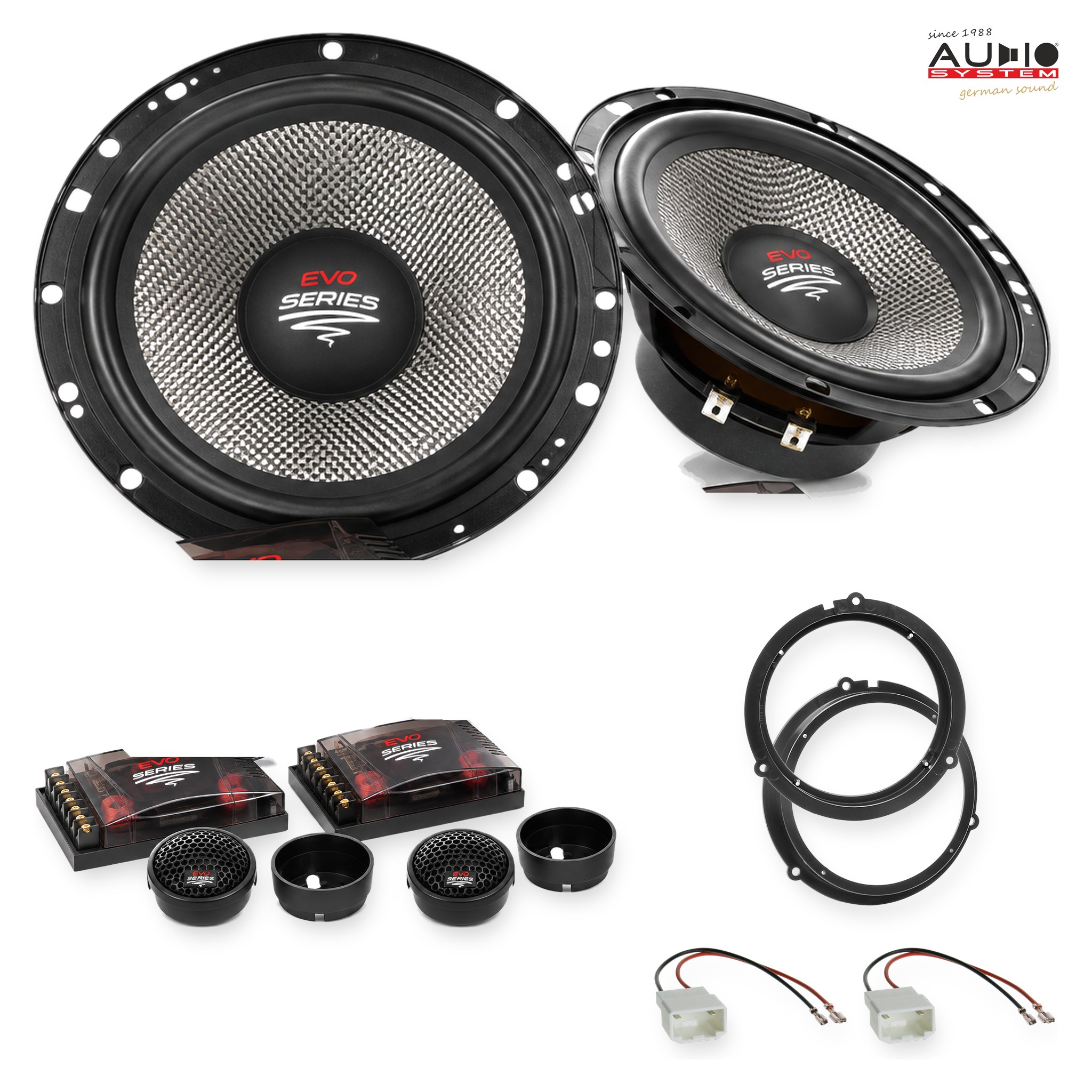 Pachet difuzoare dedicate Ford Edge 2015-2021 - Audio System RADION EVO 2 165 mm