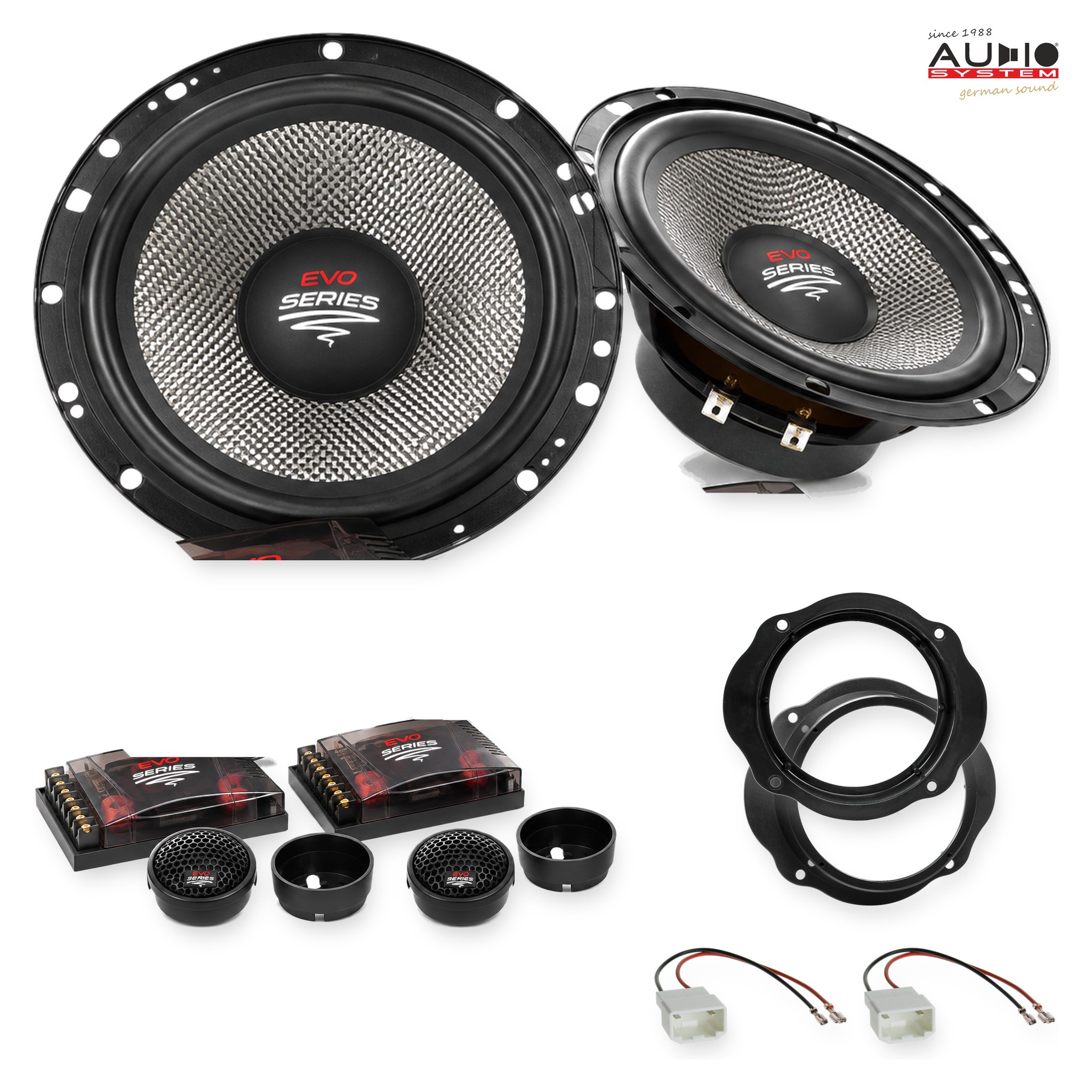 Pachet difuzoare dedicate Ford Focus (DA3) 2004-2010 - Audio System RADION EVO 2 165 mm