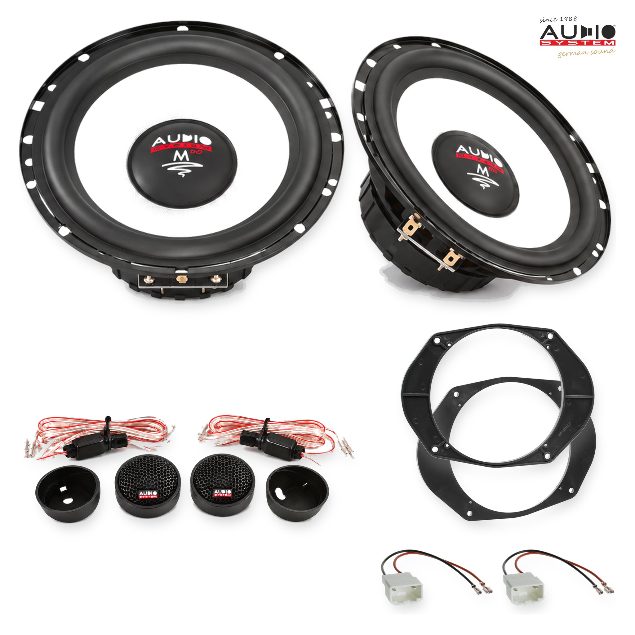 Pachet difuzoare dedicate Ford Fusion (JU2) 2002-2012 - Audio System M EVO 2 165 mm