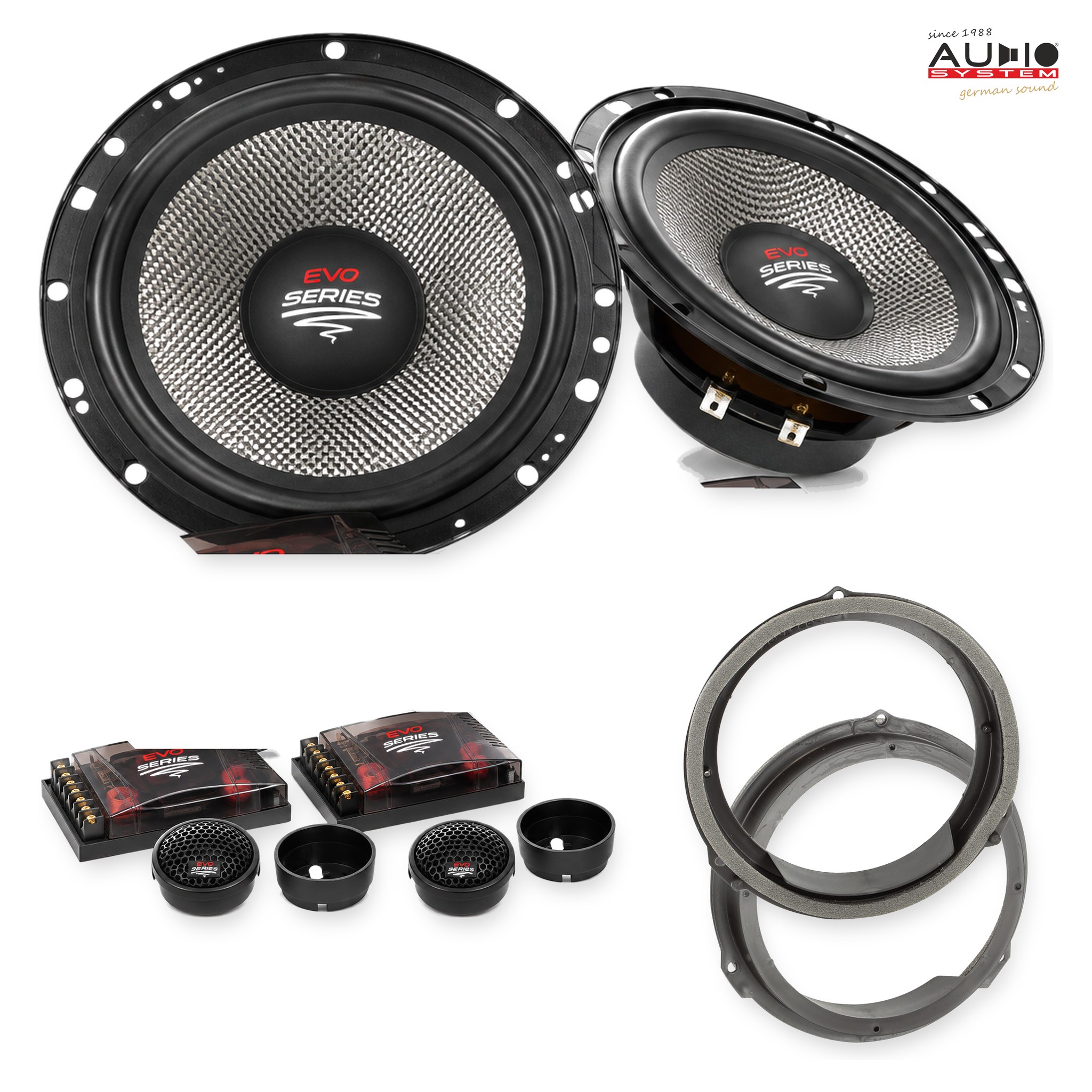 Pachet difuzoare dedicate Ford Kuga (DM2) 2017-2019 - Audio System RADION EVO 2 165 mm