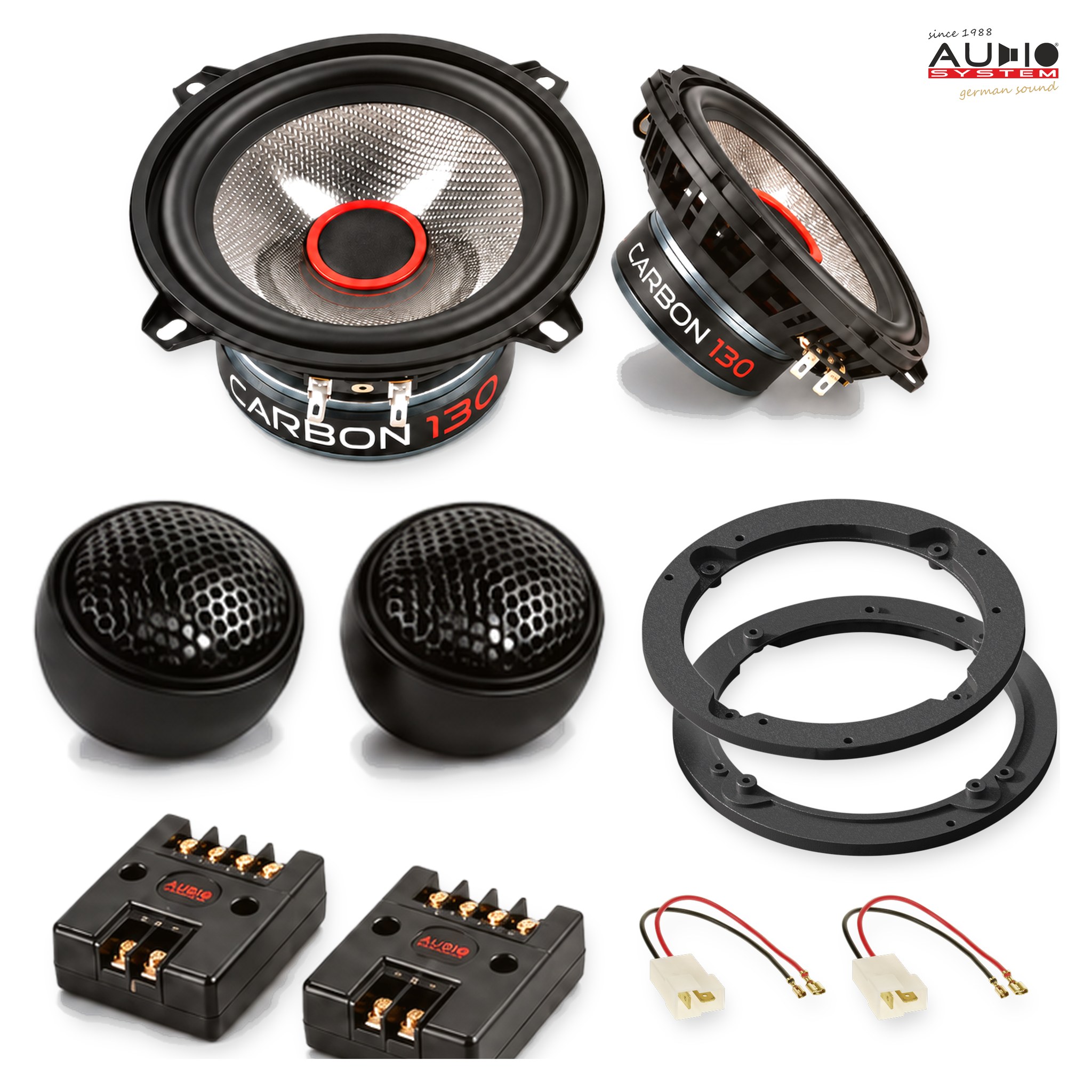Pachet difuzoare dedicate Ford Puma (ECT) 1997-2001 - Audio System CARBON 130 mm