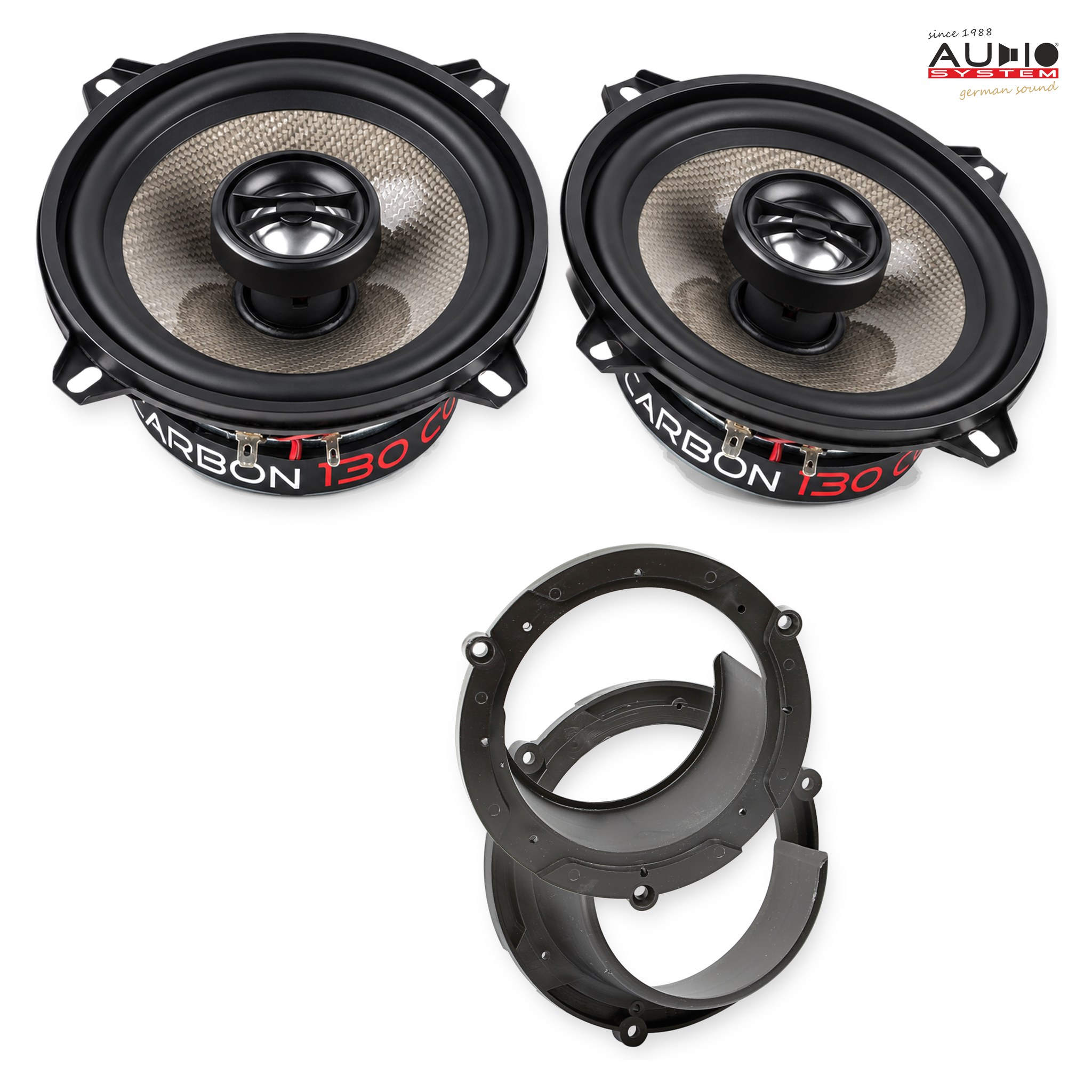 Pachet difuzoare dedicate Honda Accord (CG/CH/CL) 1999-2003 - Audio System CARBON 130 mm