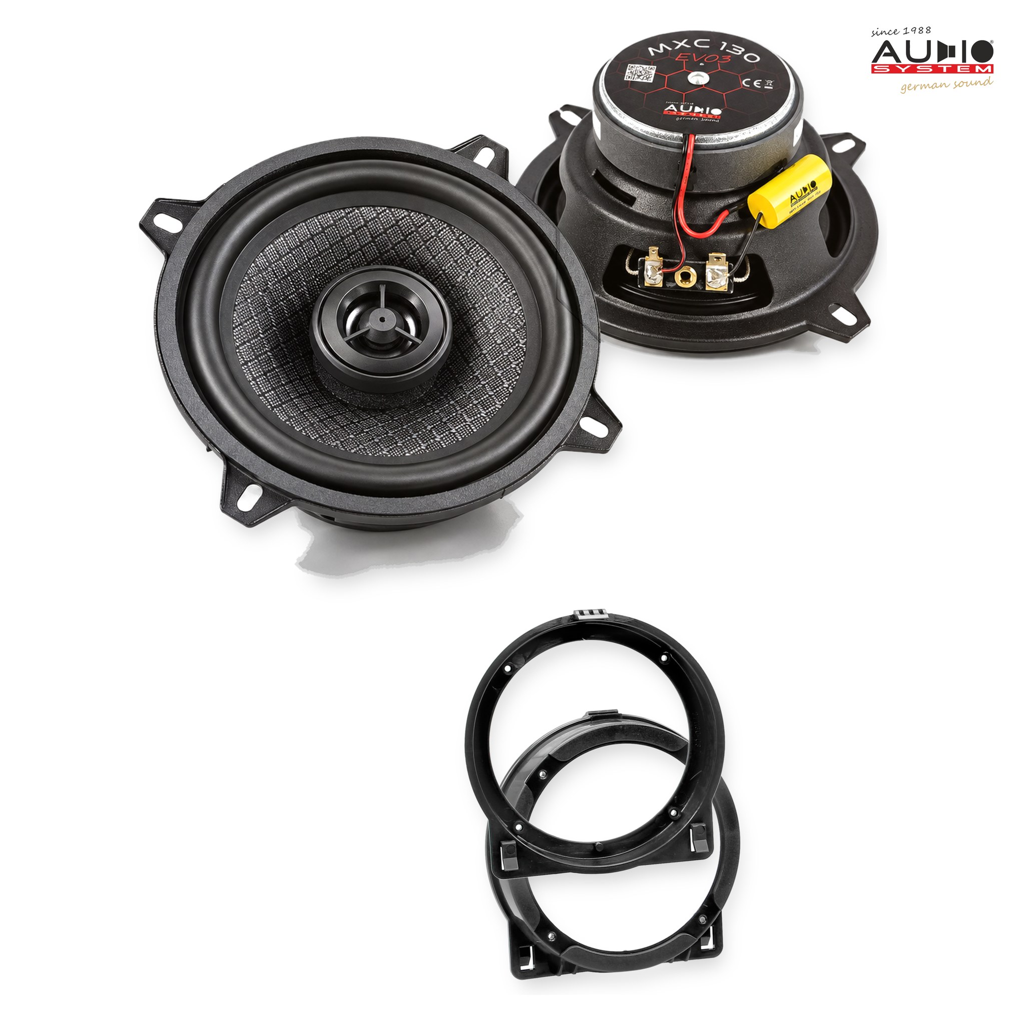 Pachet difuzoare dedicate Honda CR-V (RD8/RD9) 2002-2004 - Audio System MXC EVO 130 mm