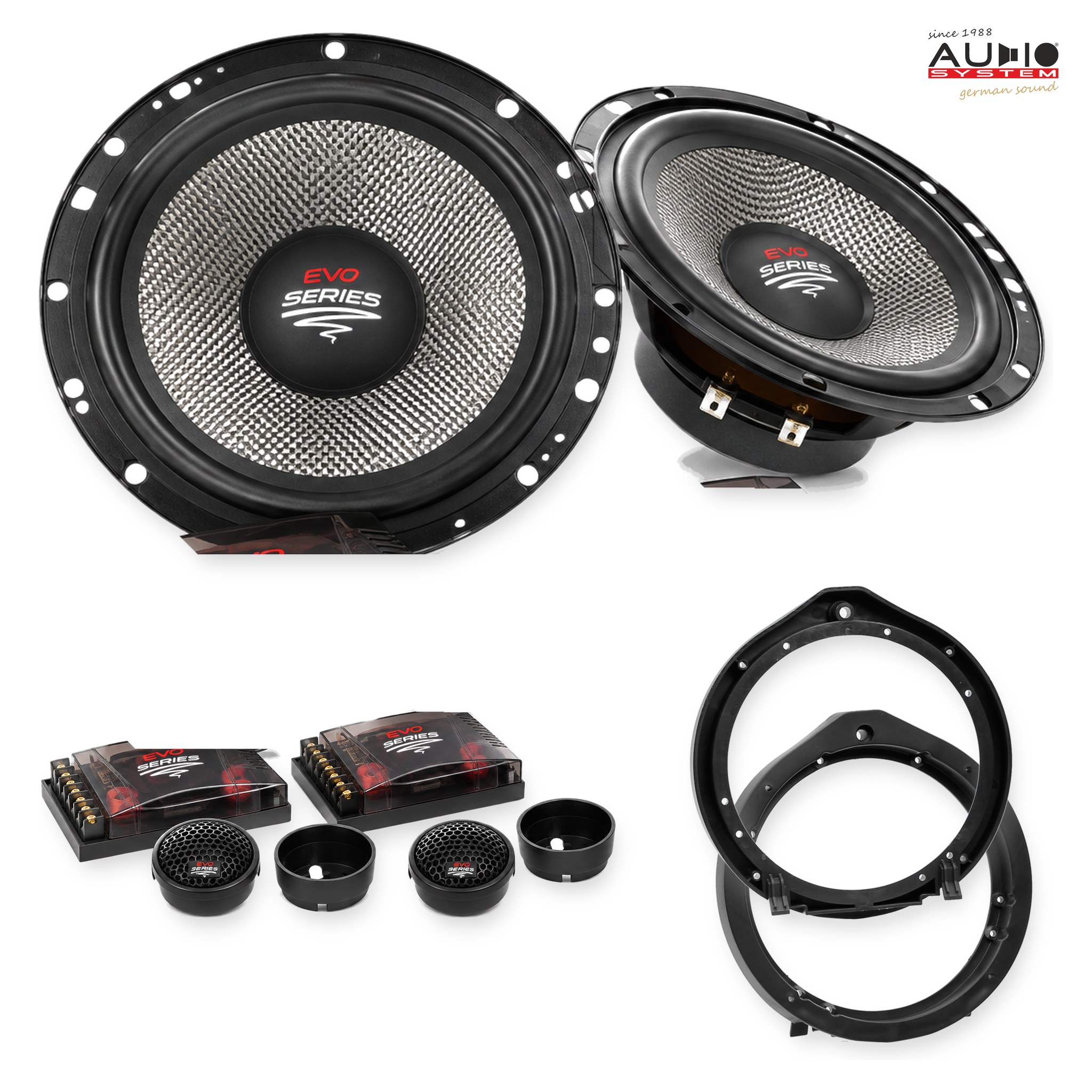 Pachet difuzoare dedicate Honda Civic Sedan (FK) 2015-2017 - Audio System RADION EVO 2 165 mm