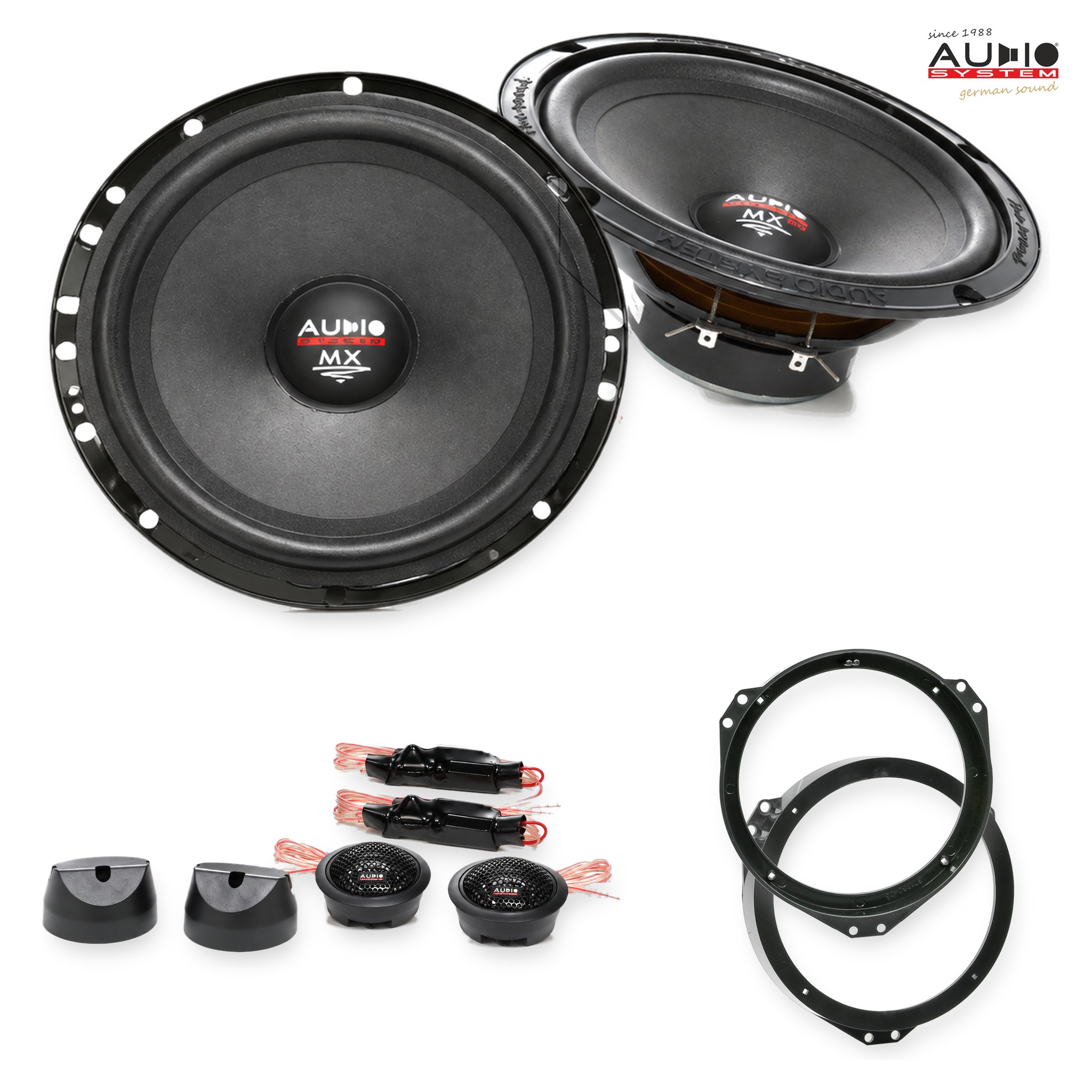 Pachet difuzoare dedicate Honda Jazz (GD*) 2002-2008 - Audio System MX EVO 165 mm