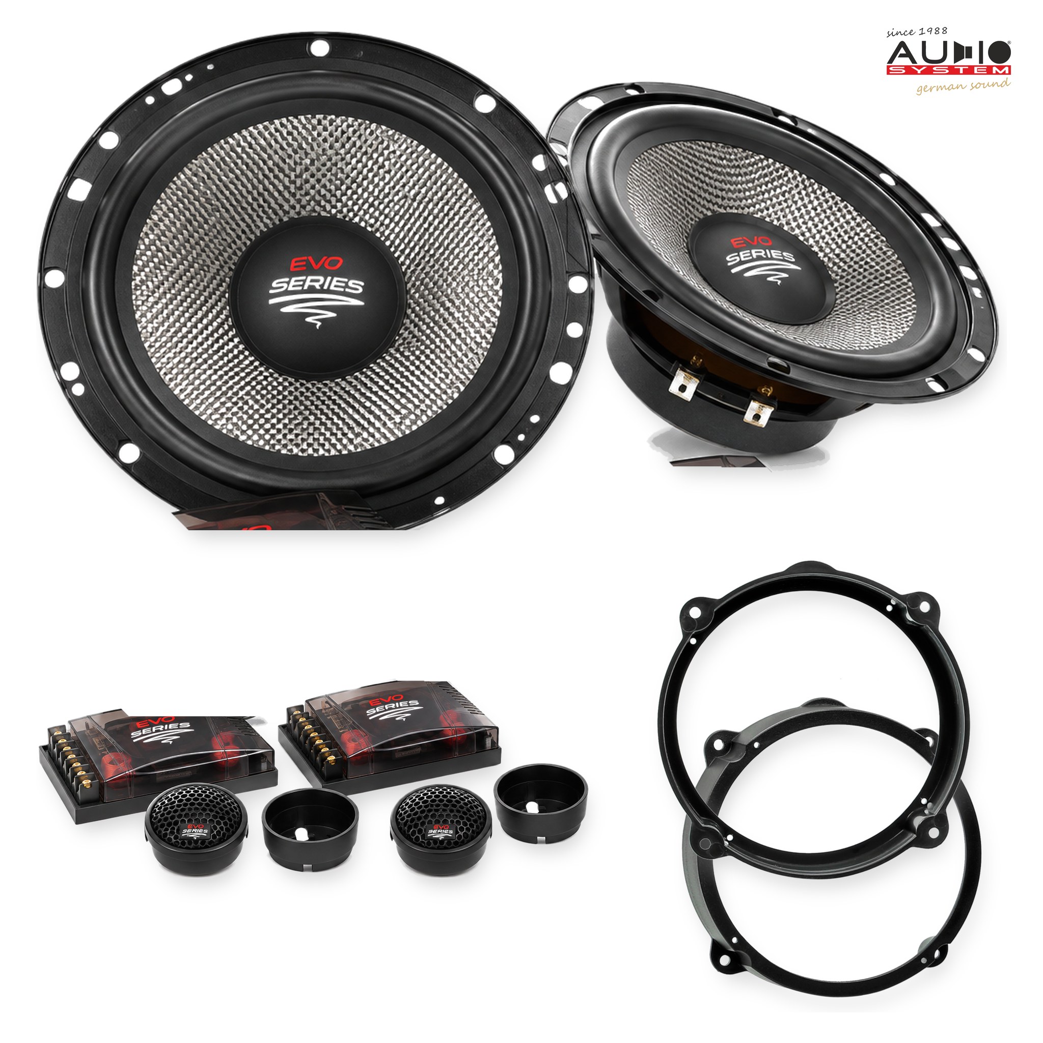 Pachet difuzoare dedicate Hyundai i30 (GD/GDH) 2012-2015 - Audio System RADION EVO 2 165 mm