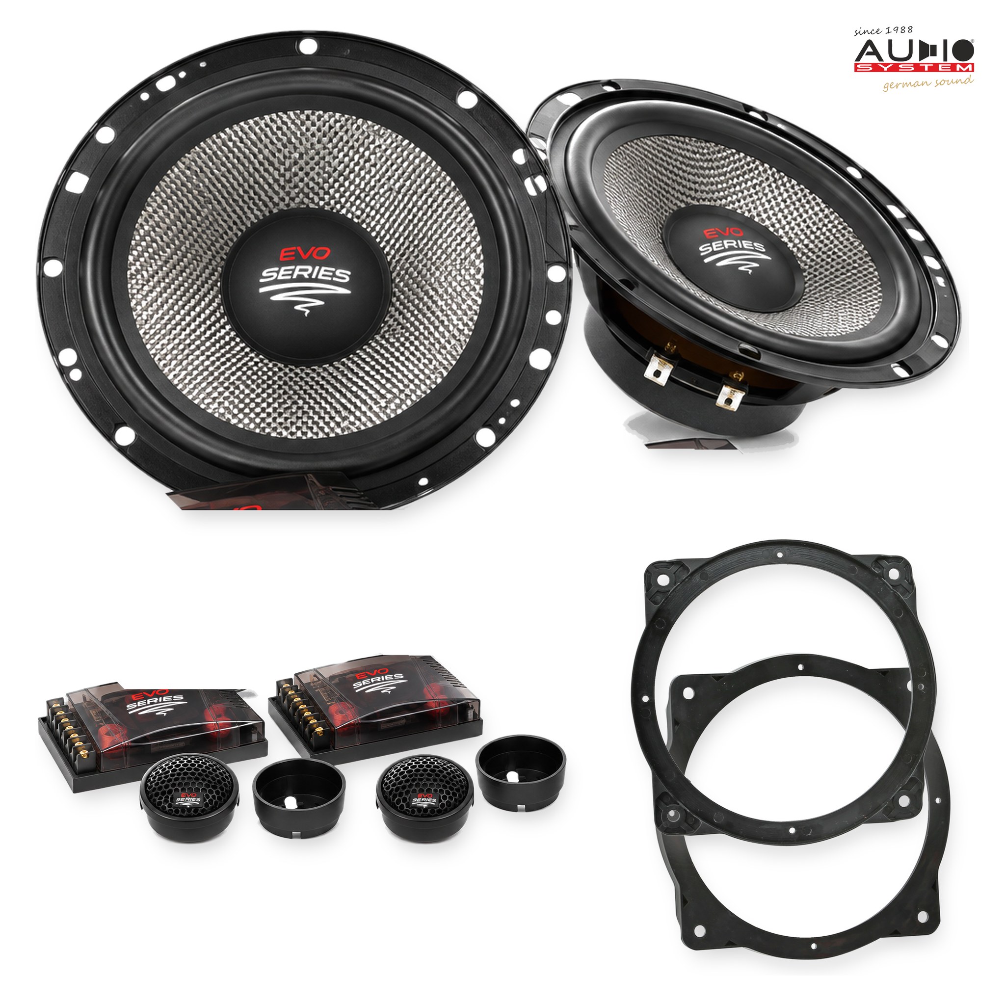 Pachet difuzoare dedicate Hyundai i40 (VF) 2011-2019 - Audio System RADION EVO 2 165 mm