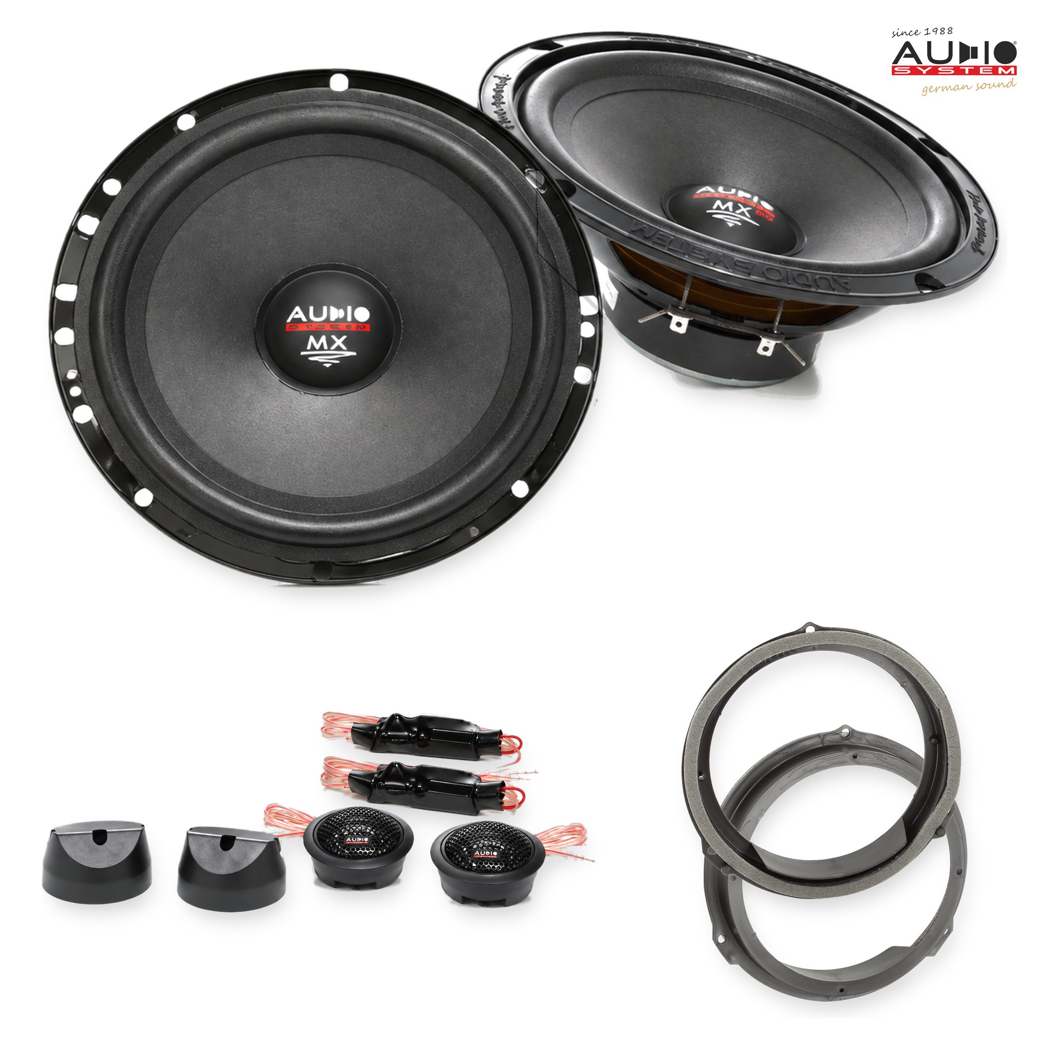 Pachet difuzoare dedicate Jaguar XF (X250) 2008-2011 - Audio System MX EVO 165 mm