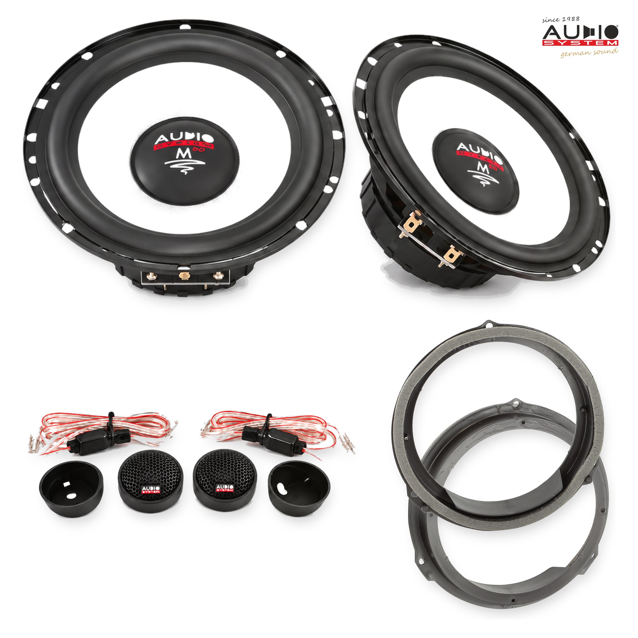 Pachet difuzoare dedicate Jaguar XF (X250) 2011-2015 - Audio System M EVO 2 165 mm
