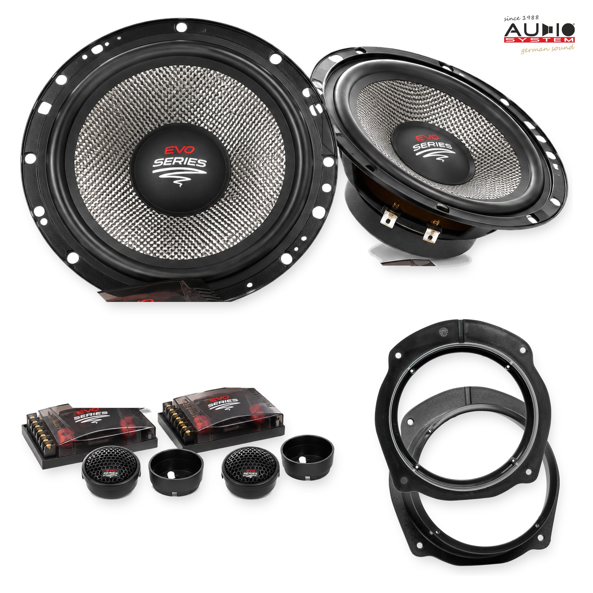 Pachet difuzoare dedicate Lancia Delta (844) 2008-2014 - Audio System RADION EVO 2 165 mm