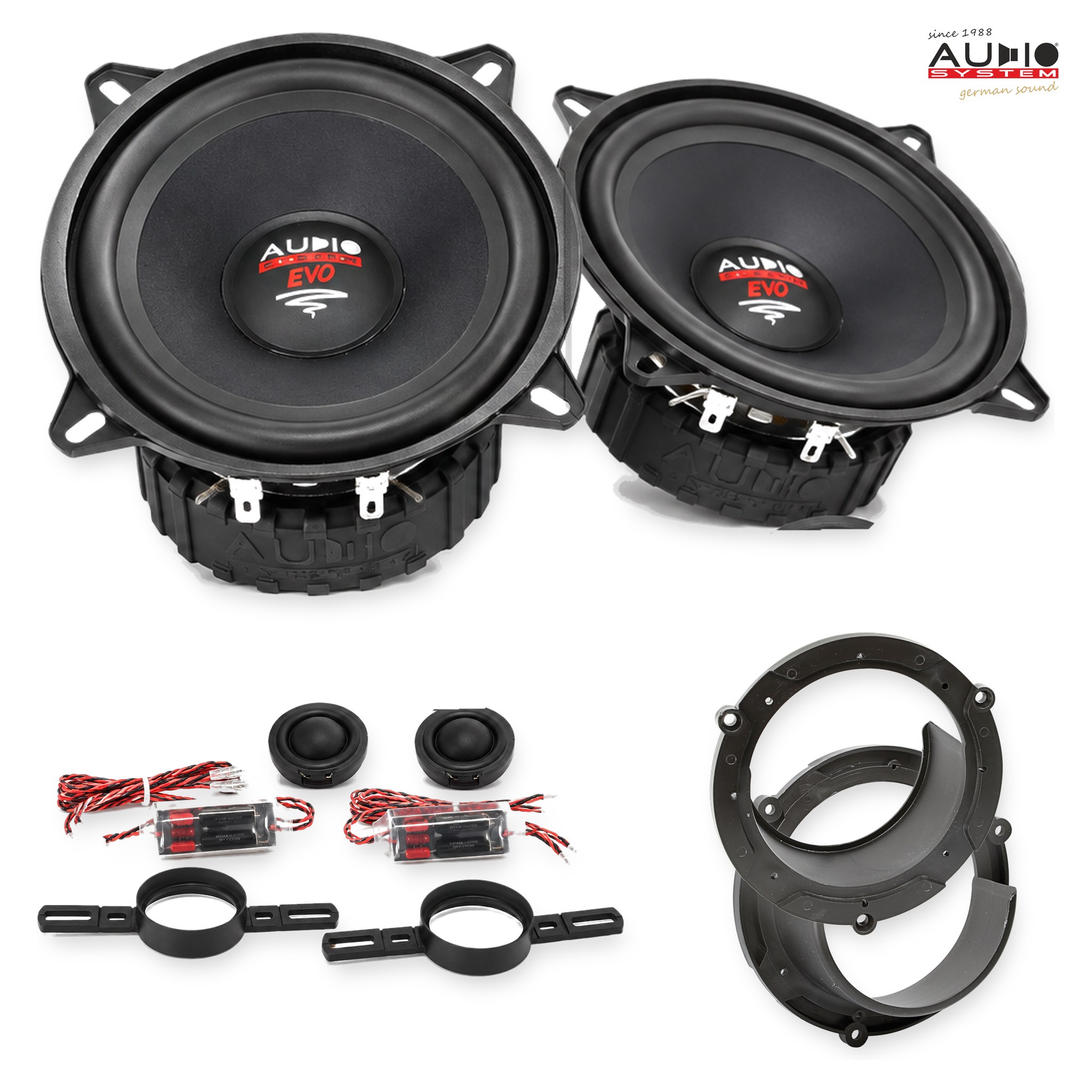 Pachet difuzoare dedicate Mazda 3 (BL) 2011-2013 - Audio System RADION EVO 2 130 mm