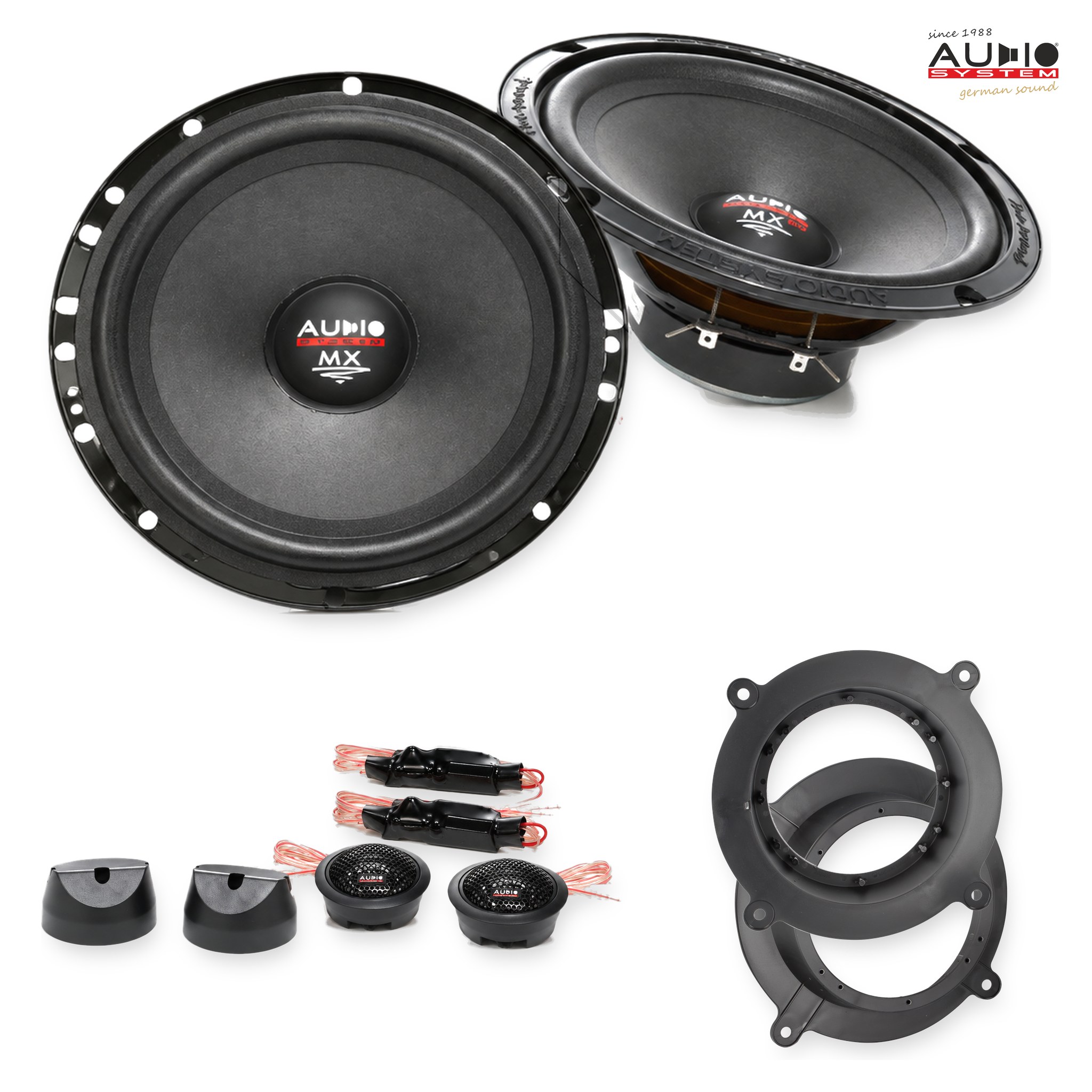 Pachet difuzoare dedicate Mazda 6 (GJ) 2015-2018 - Audio System MX EVO 165 mm