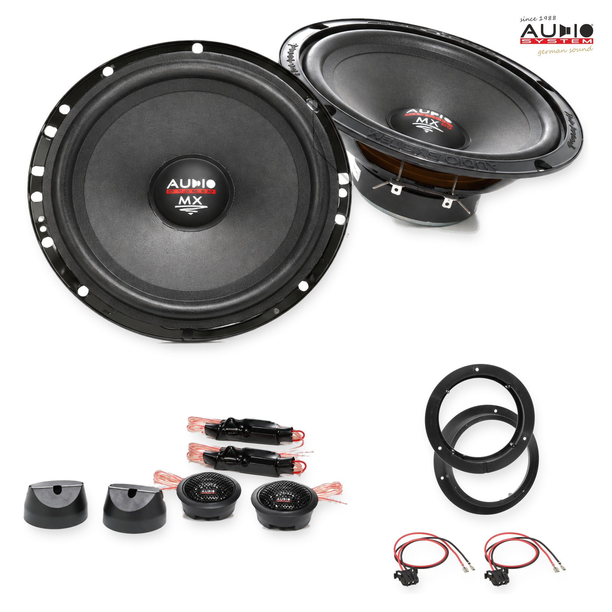 Pachet difuzoare dedicate Mercedes A-Klasse (W169) 2004-2012 - Audio System MX EVO 165 mm