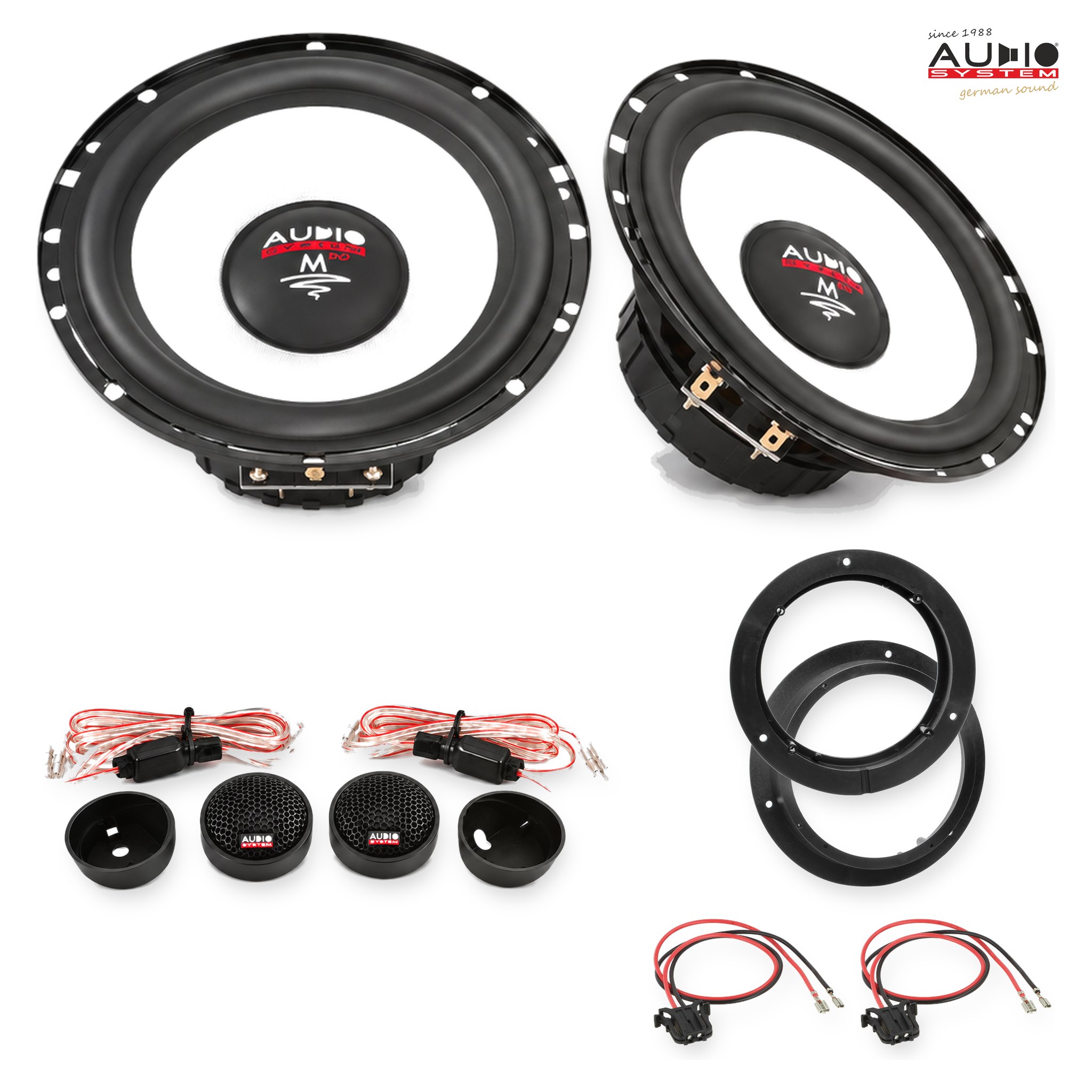 Pachet difuzoare dedicate Mercedes A-Klasse (W169) 2004-2012 - Audio System M EVO 2 165 mm